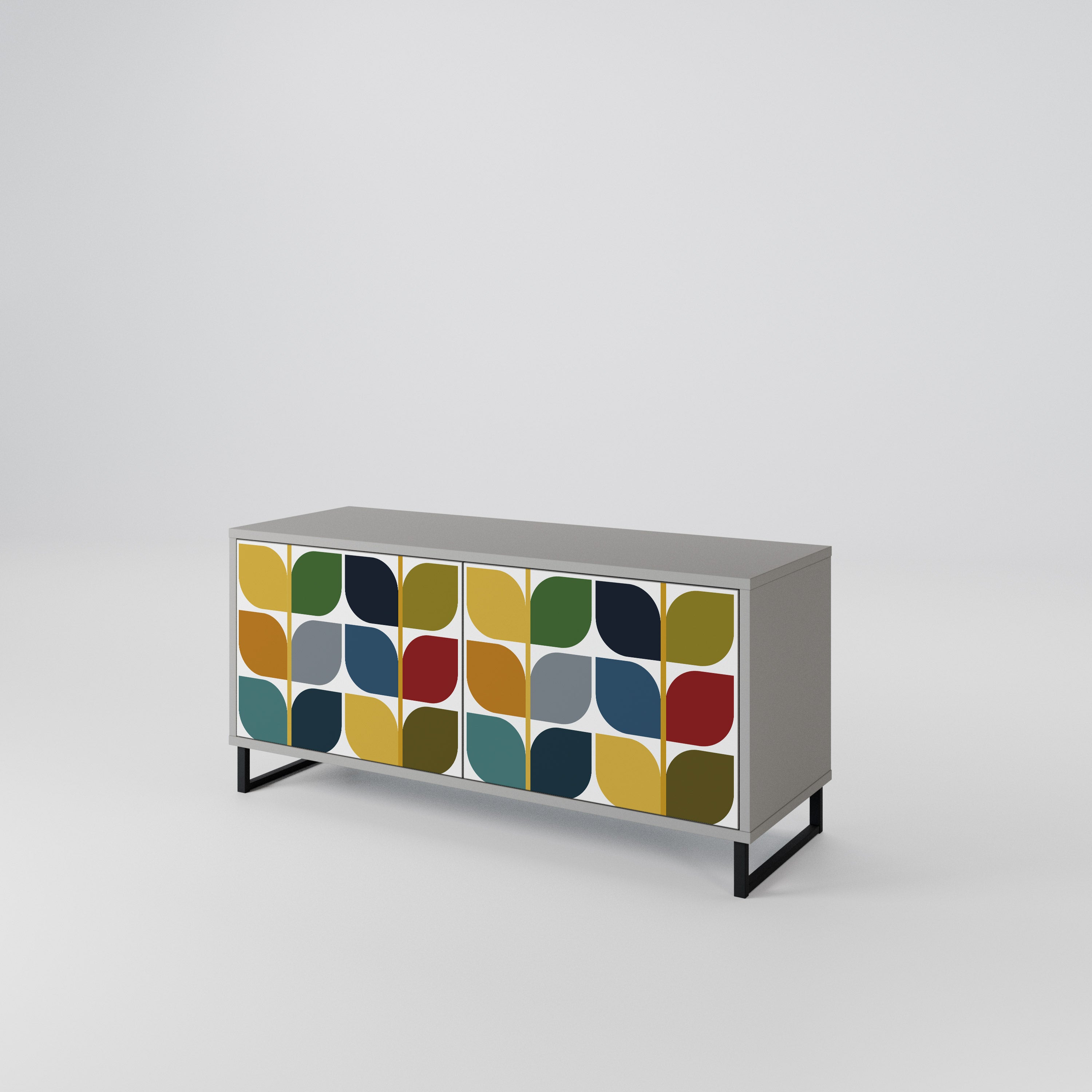 WEIGHTLESS HOURS Compact 2-Door TV Cabinet