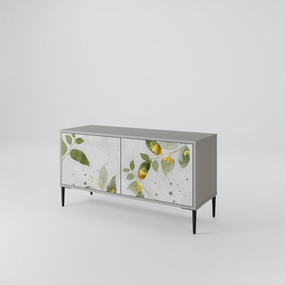 ELEGANT BOTANICS Kompakt TV-bänk med 2 dörrar