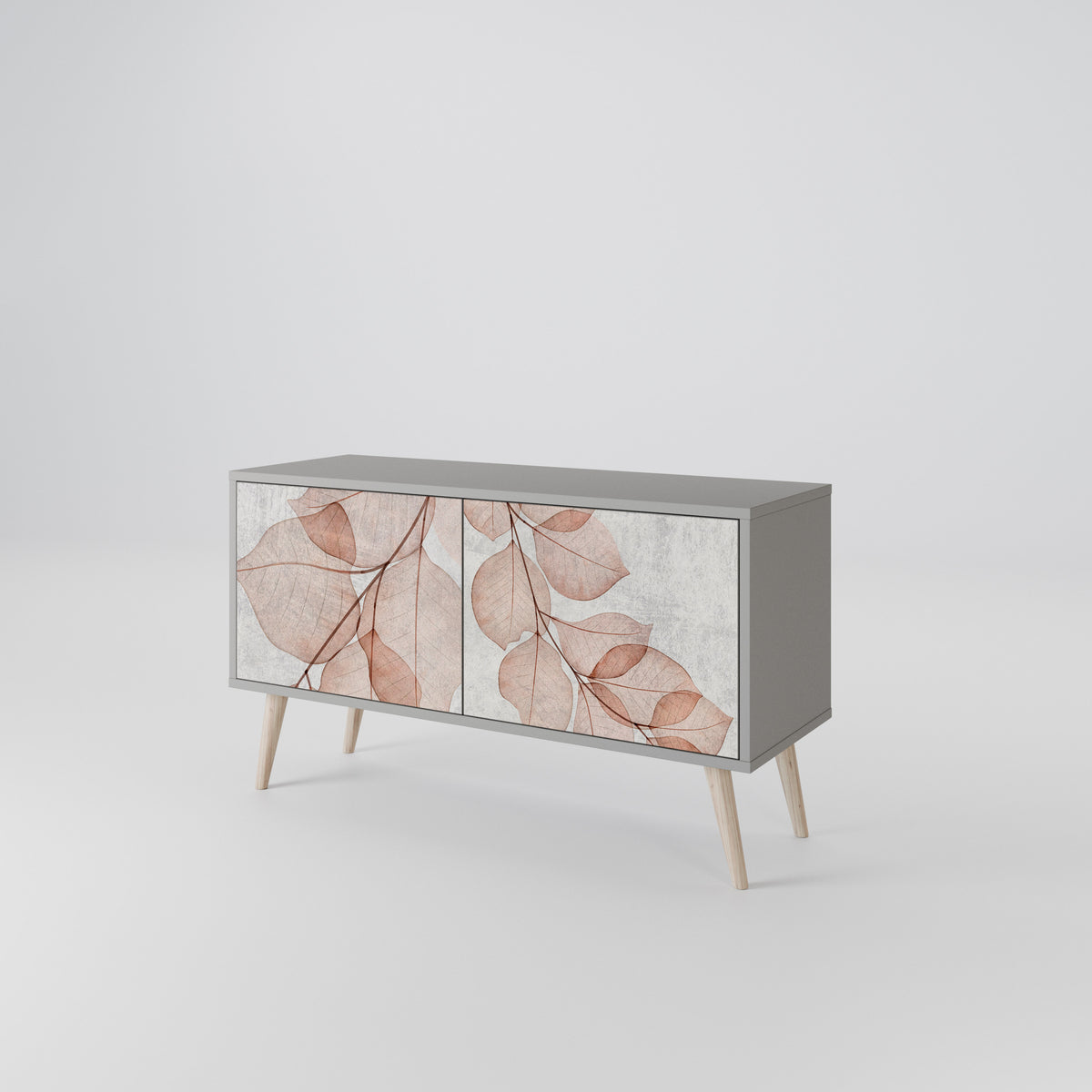 AUTUMN FRAGILITY Kompakt TV-bänk med 2 dörrar