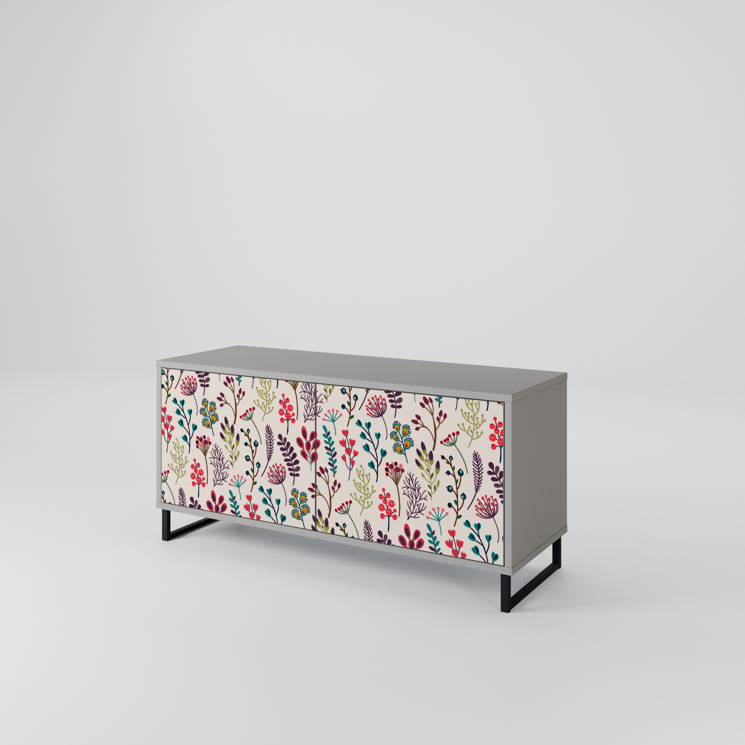 AUTUMN SUNDRIES Compact 2-Door TV Cabinet