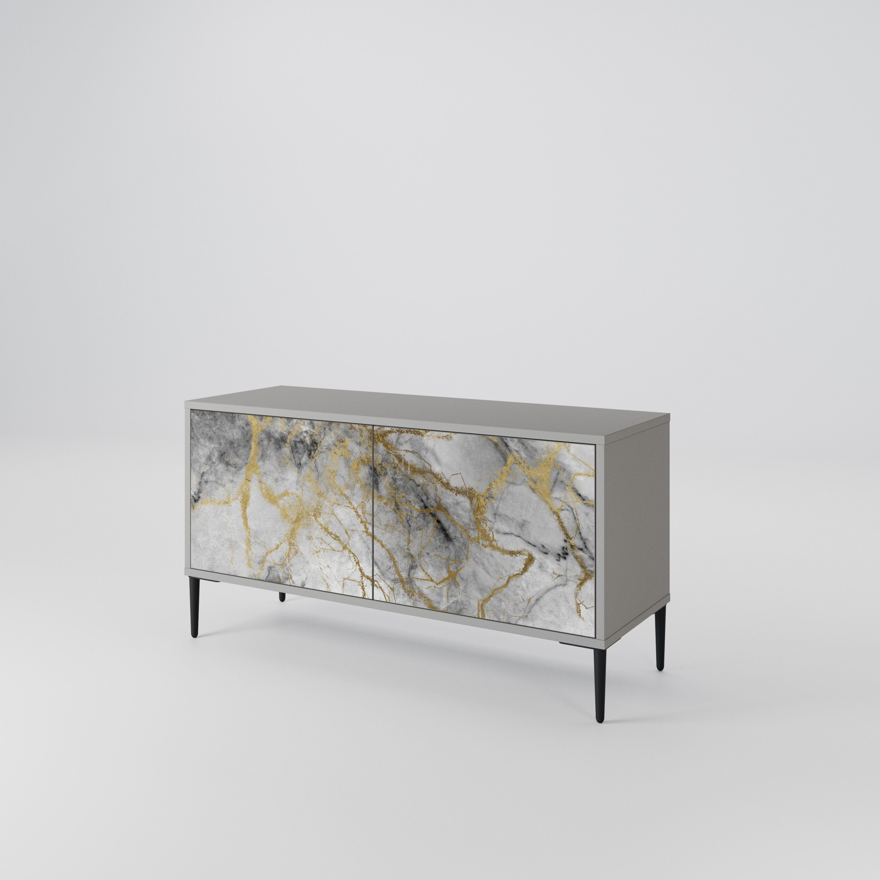 TIMELESS GLIDE Compact 2-Door TV Cabinet