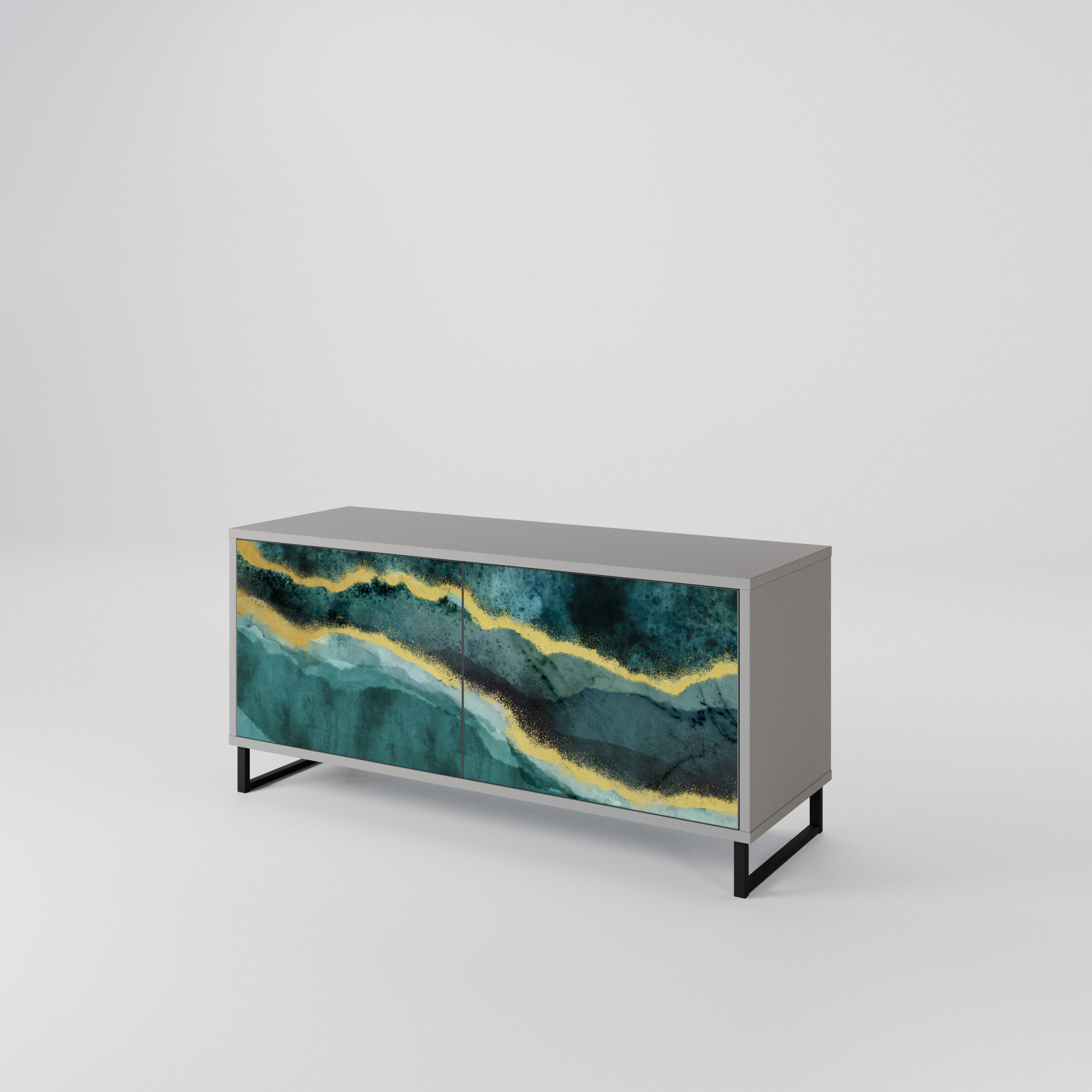 GOLDRUSH ODYSSEY Compact 2-Door TV Cabinet