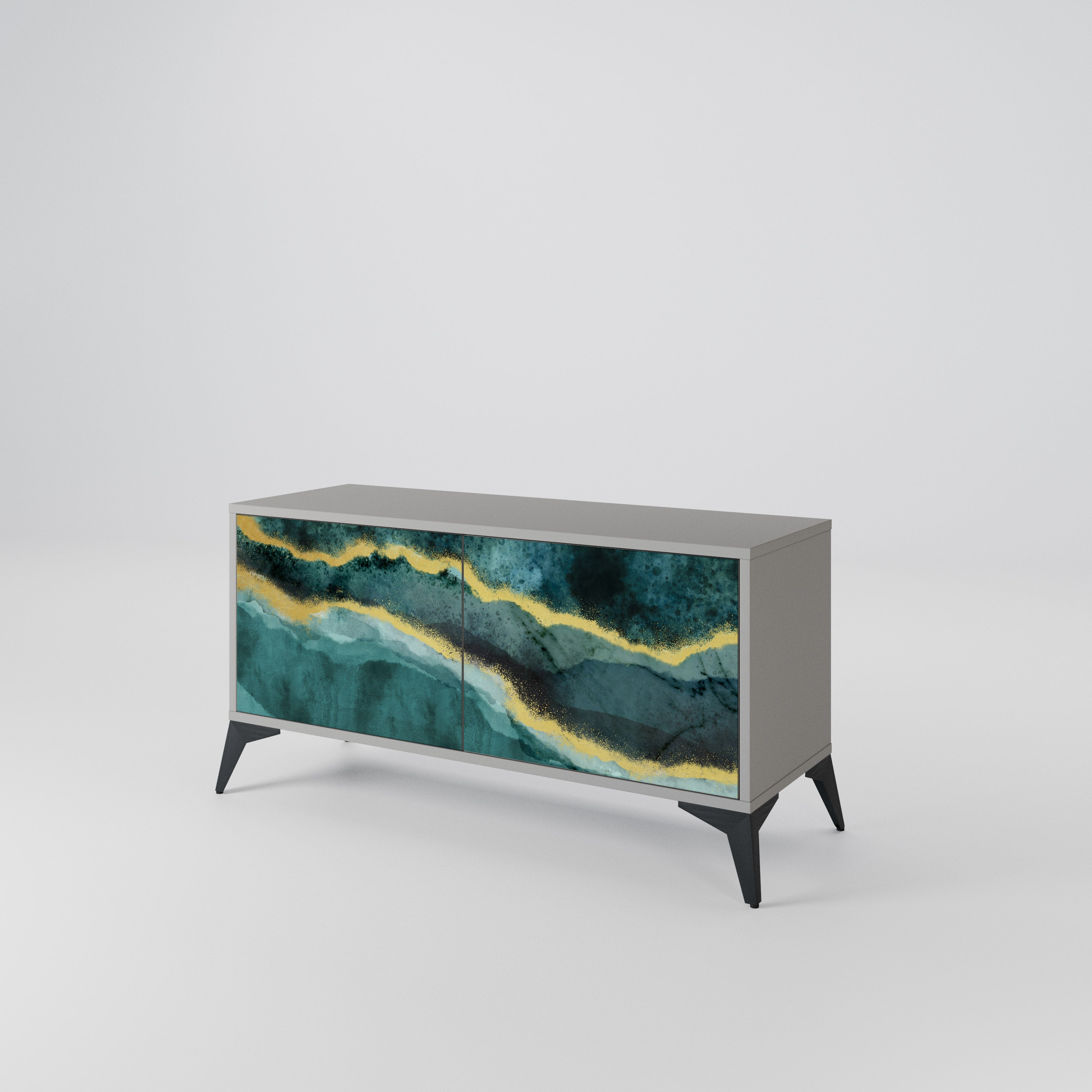 GOLDRUSH ODYSSEY Compact 2-Door TV Cabinet