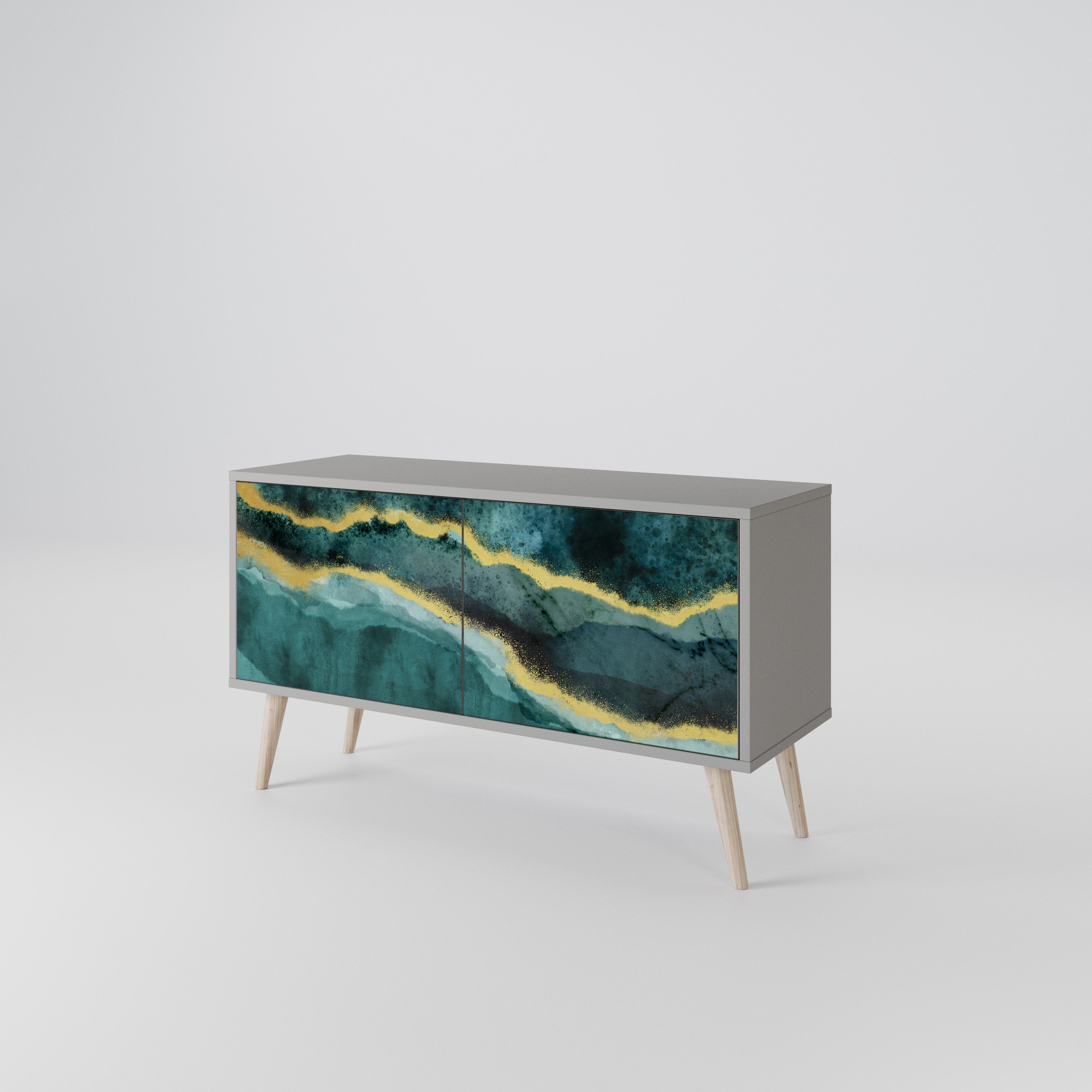 GOLDRUSH ODYSSEY Compact 2-Door TV Cabinet