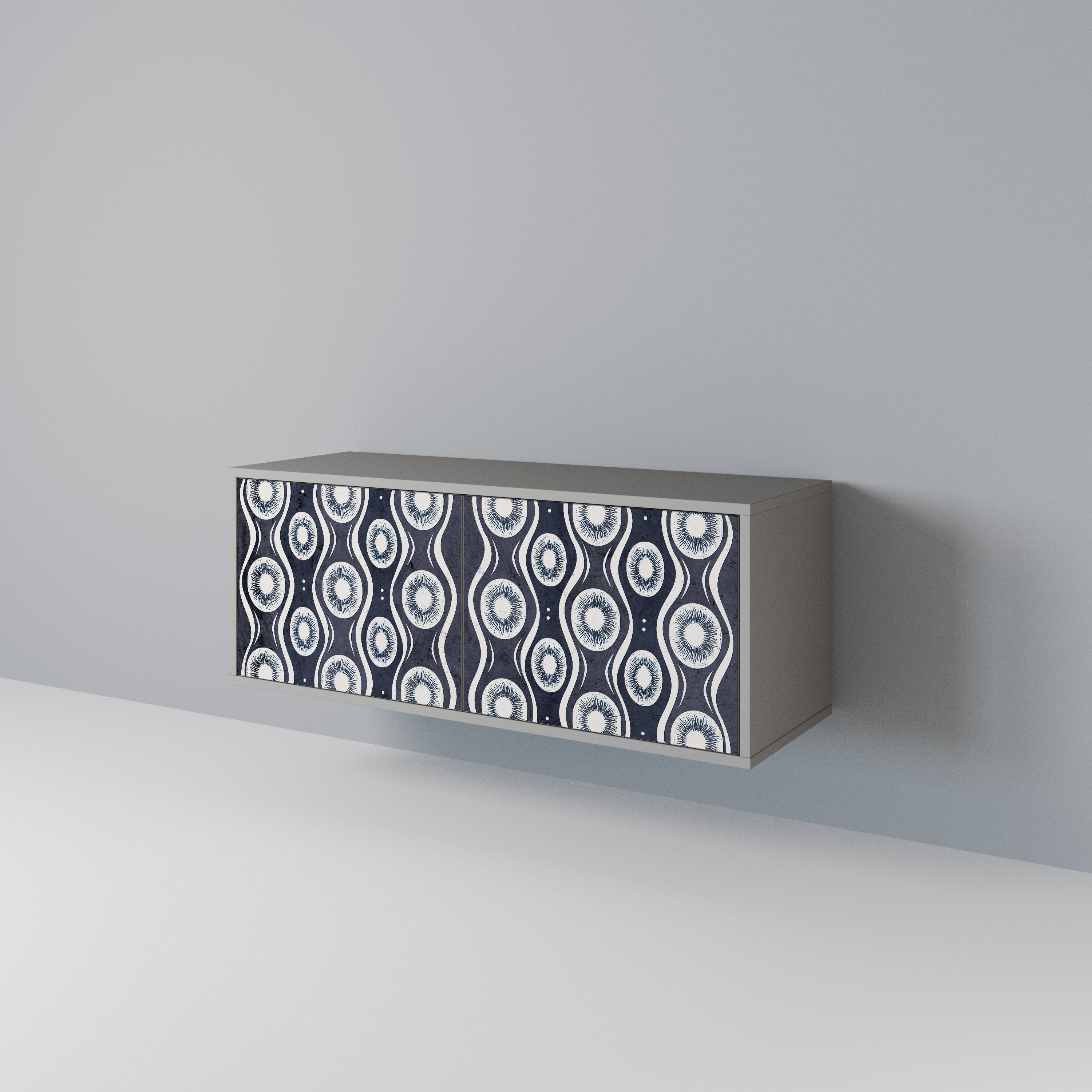 GRAPHITE EYES Compact 2-Door TV Cabinet