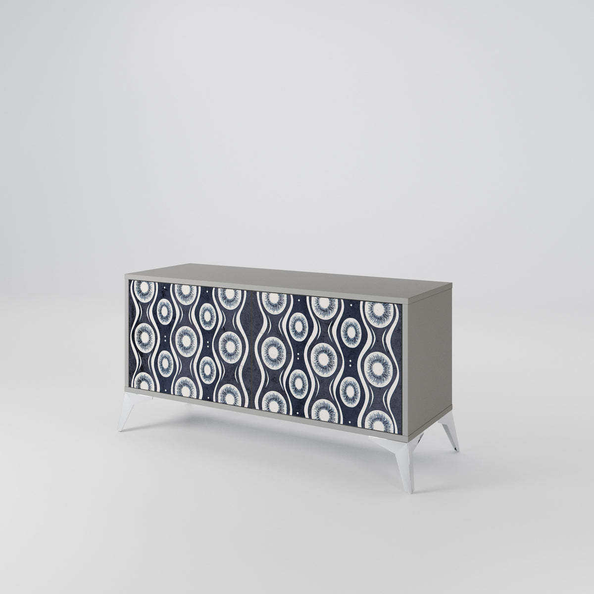 GRAPHITE EYES Compact 2-Door TV Cabinet