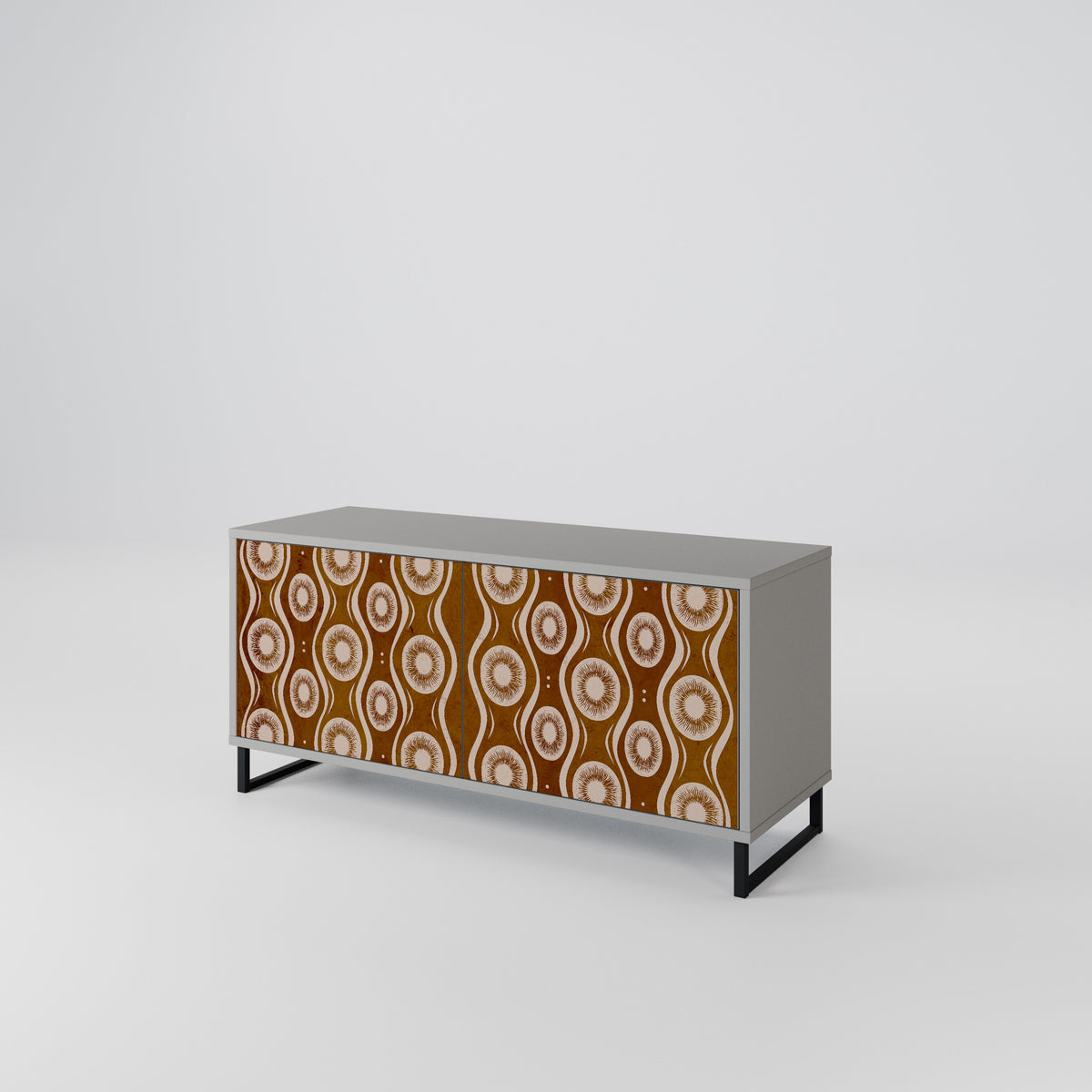 BROWN EYES Compact 2-Door TV Cabinet