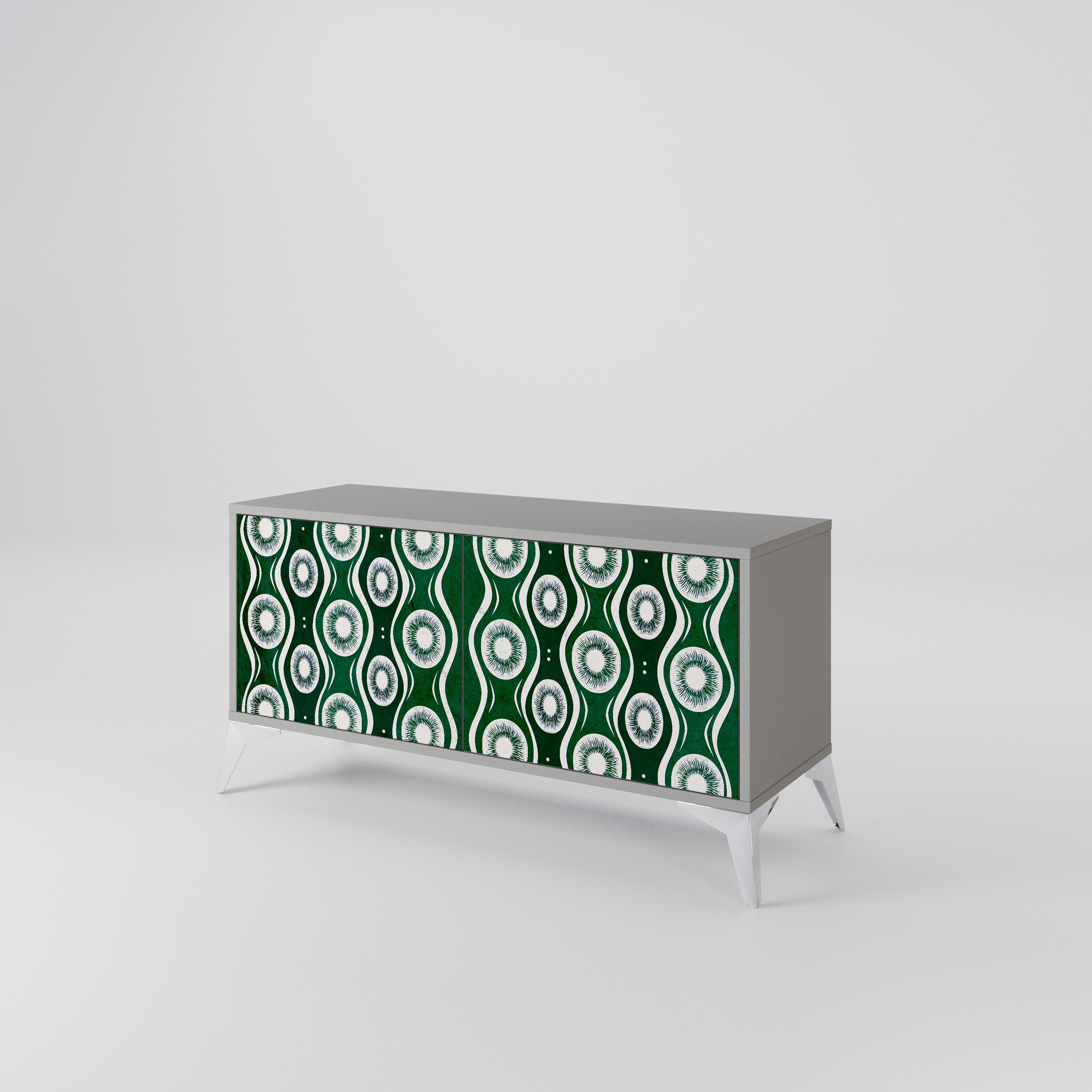 GREEN EYES Compact 2-Door TV Cabinet
