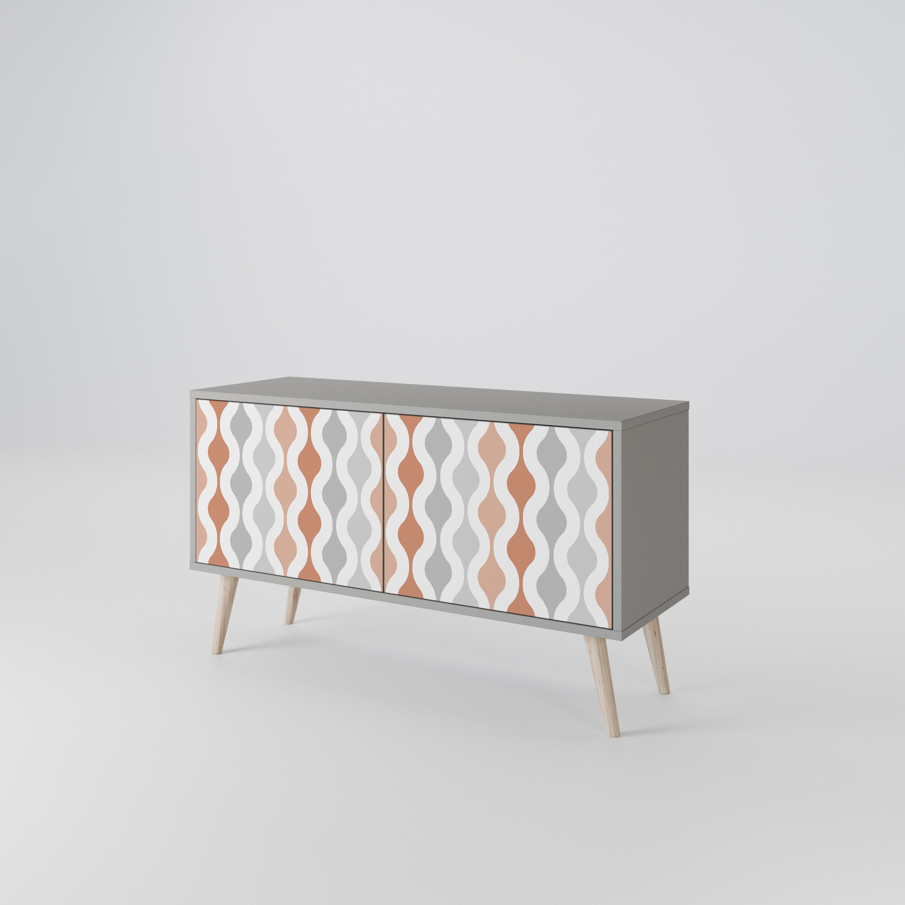 HAZY NOSTALGIA Compact 2-Door TV Cabinet