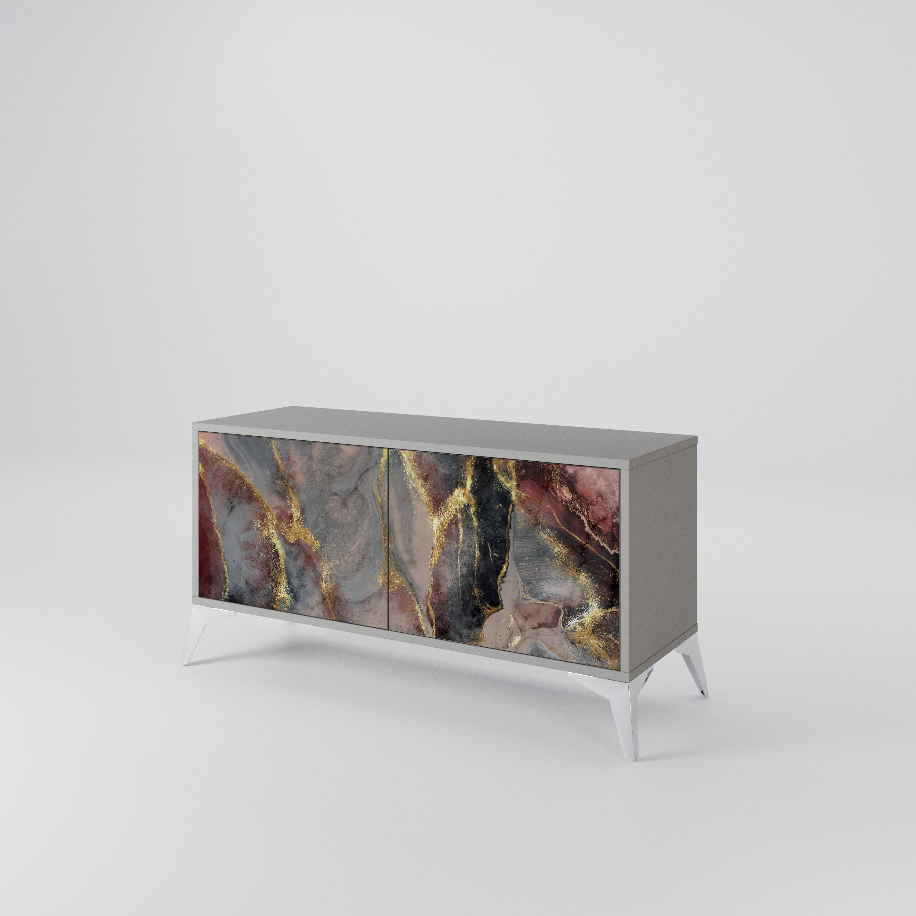 GOLDEN TIDES Compact 2-Door TV Cabinet