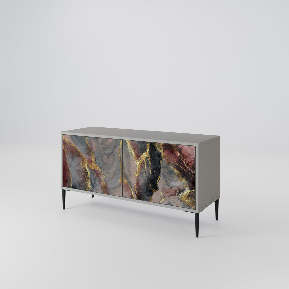 GOLDEN TIDES Compact 2-Door TV Cabinet
