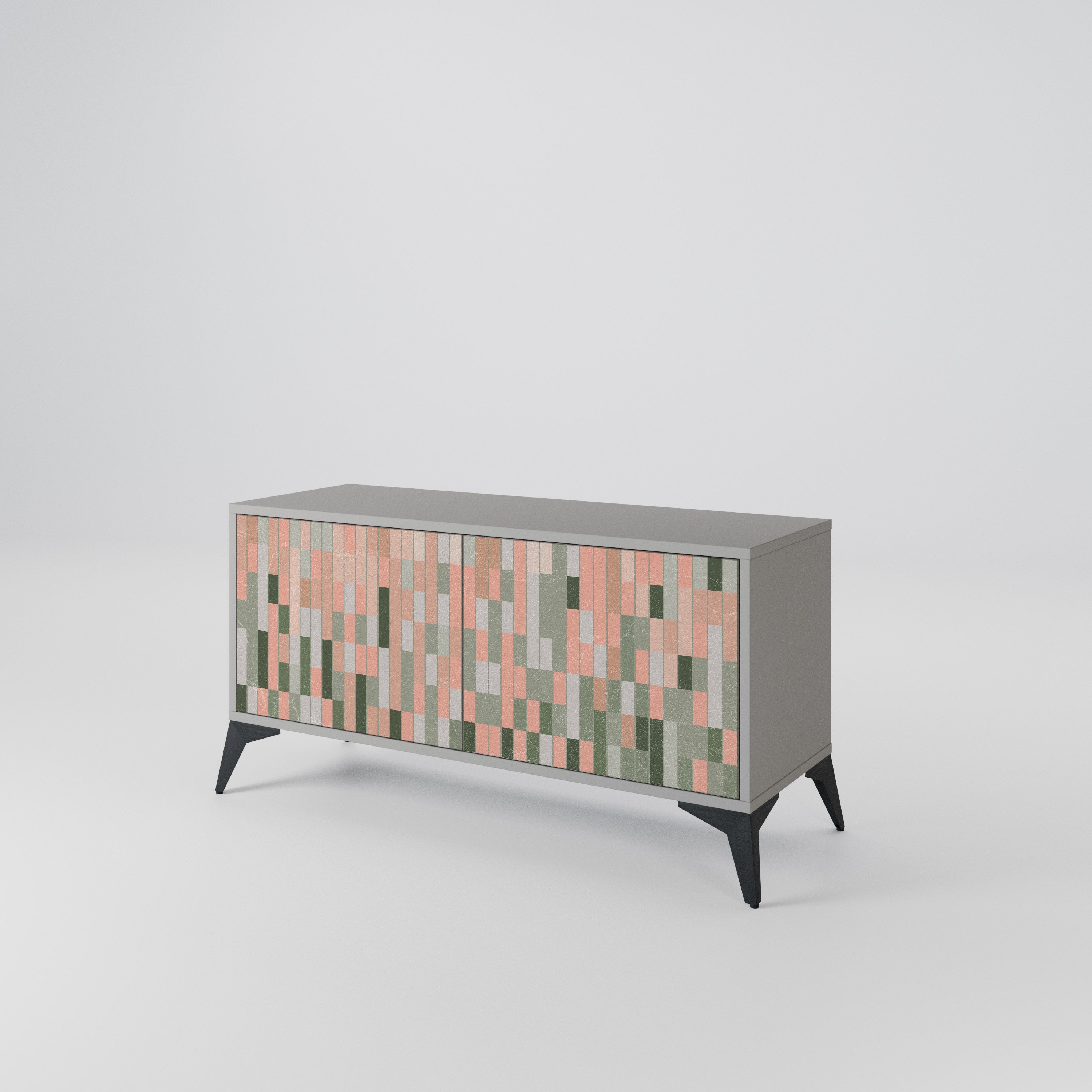 BUILDING THE FUTURE Compact 2-Door TV Cabinet