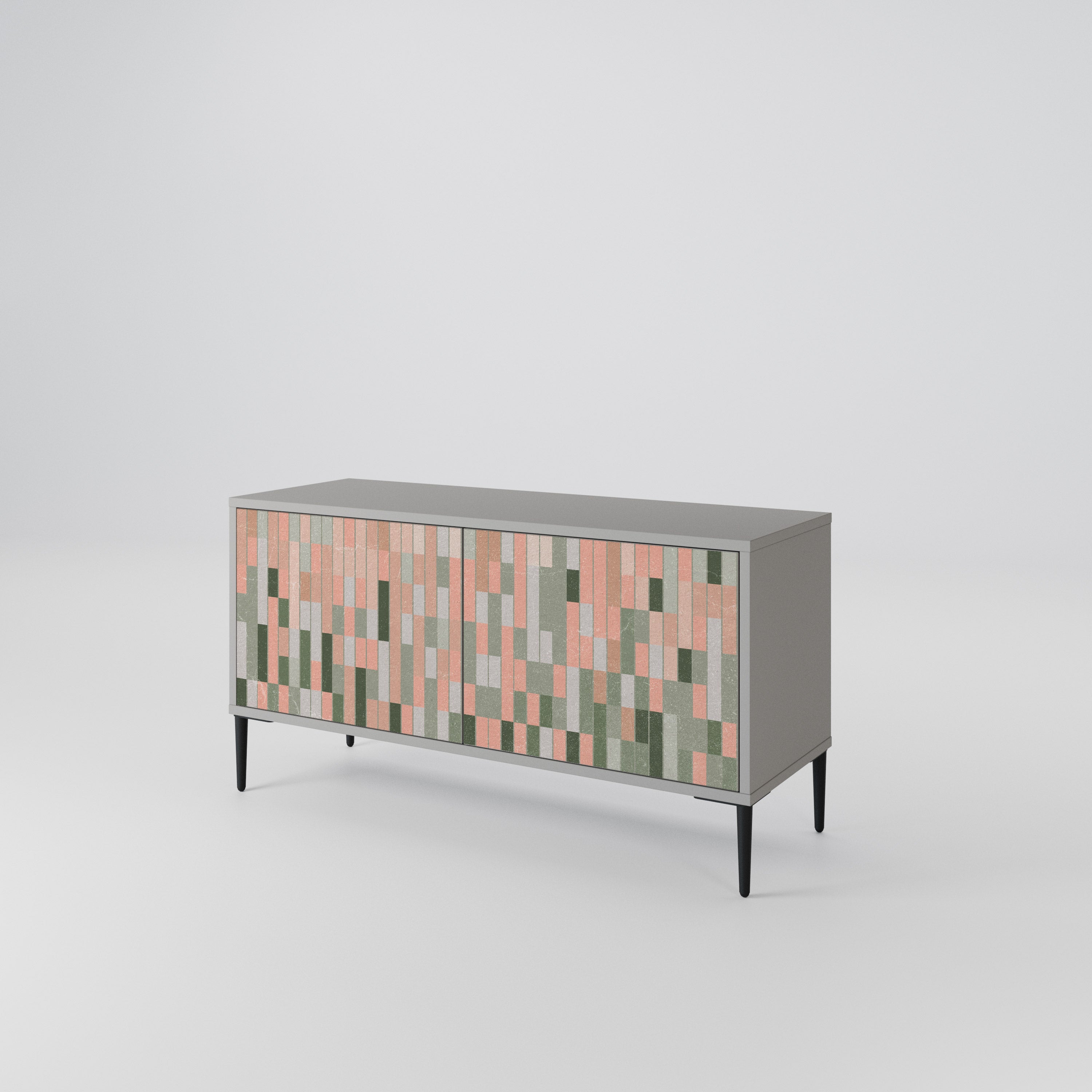 BUILDING THE FUTURE Compact 2-Door TV Cabinet