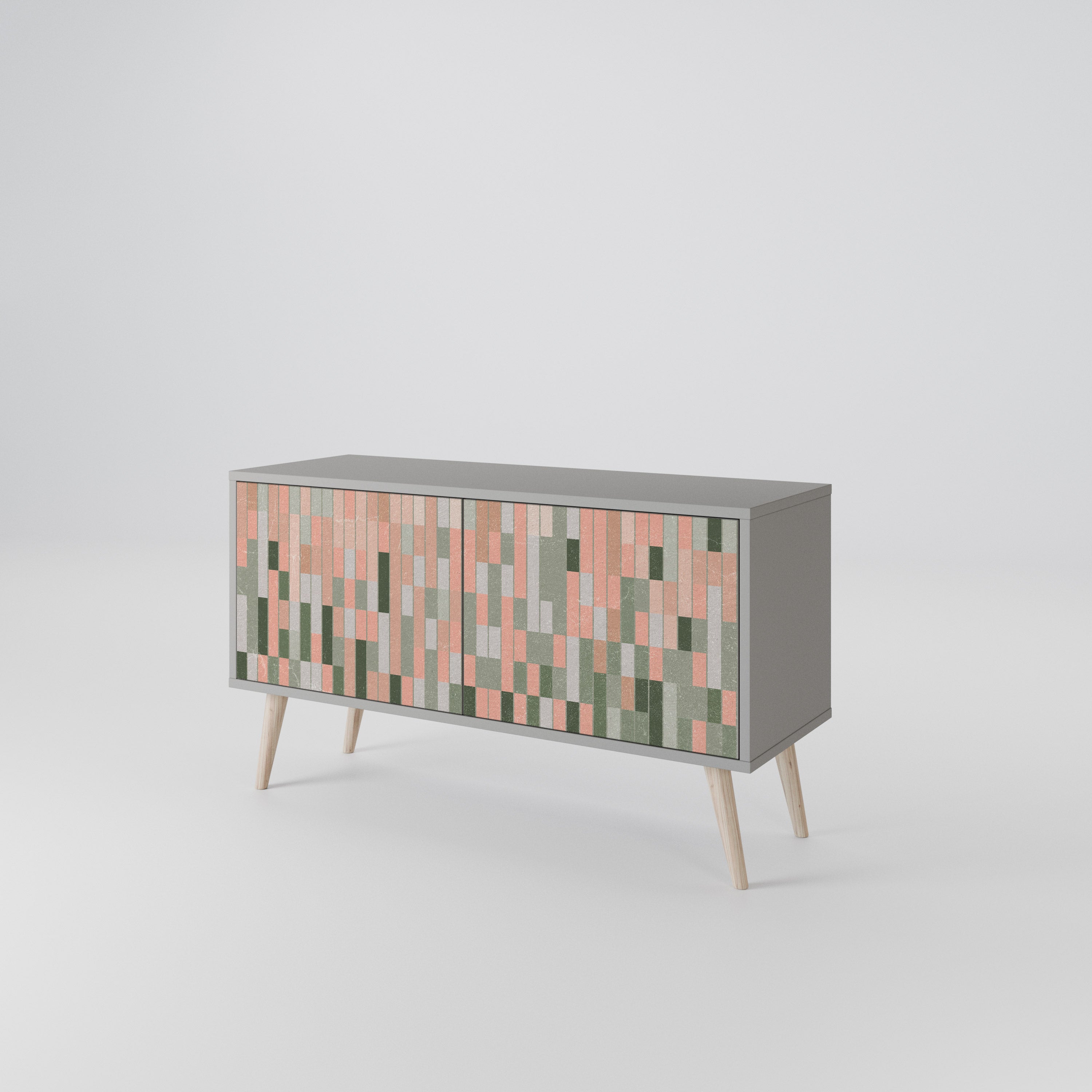 BUILDING THE FUTURE Compact 2-Door TV Cabinet