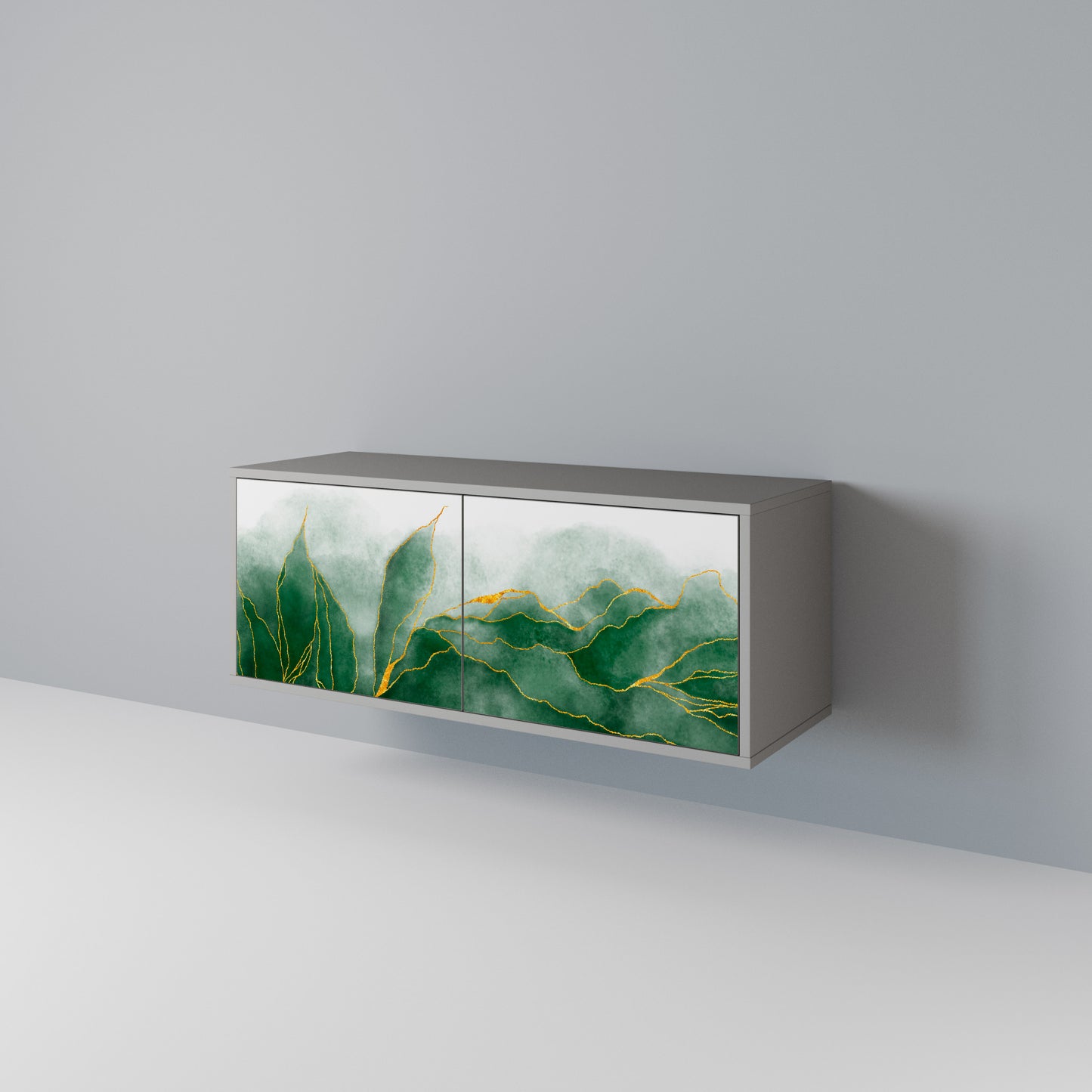 EXPENSIVE NATURE Kompakt TV-bänk med 2 dörrar