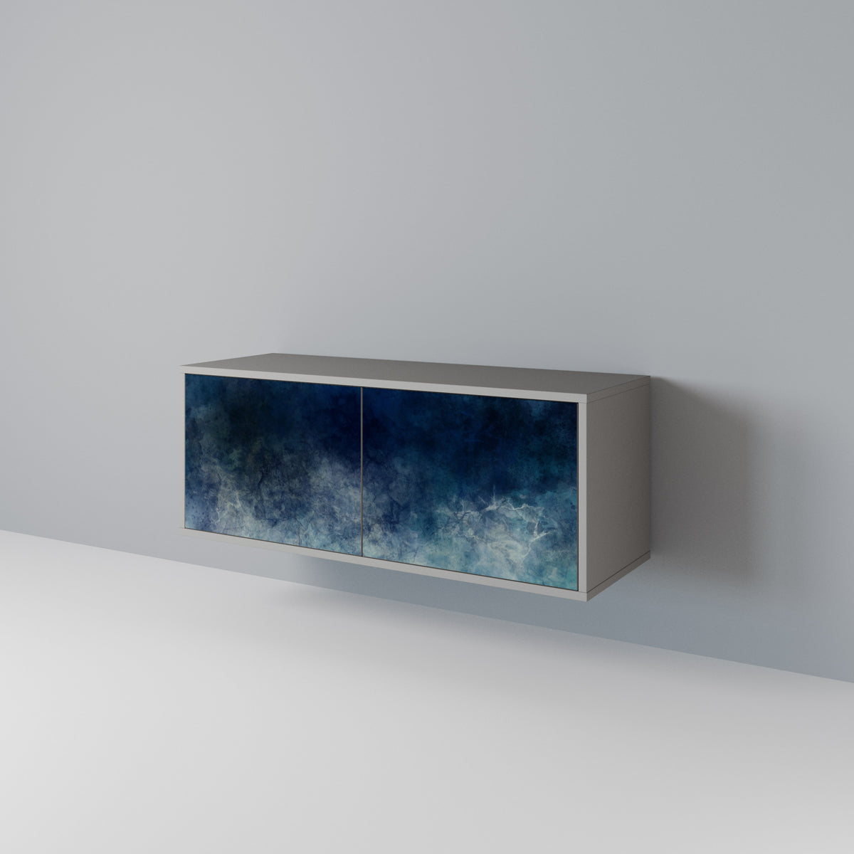 CELESTIAL FALL Kompakt TV-bänk med 2 dörrar