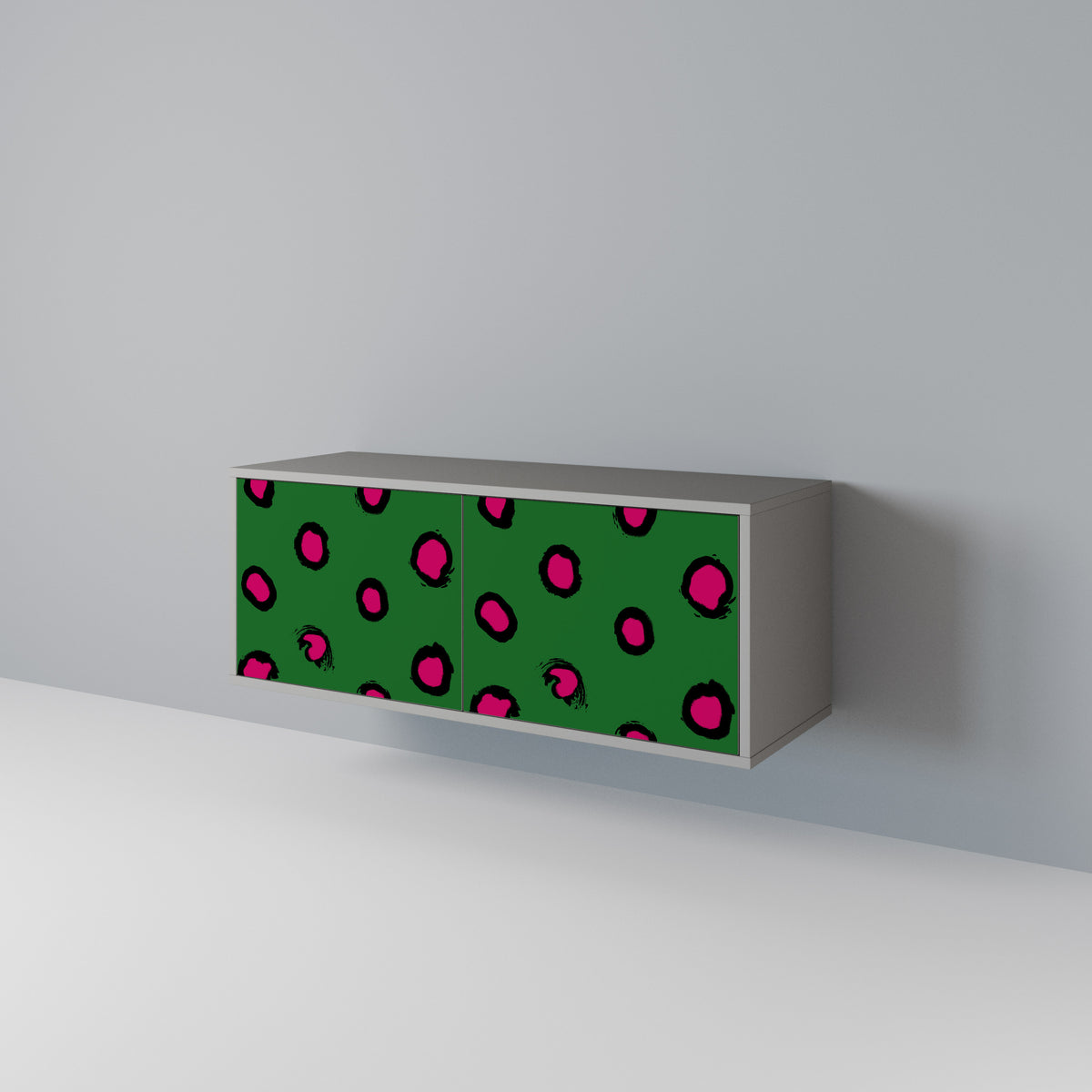 FUNKY SPOTS Kompakt TV-bänk med 2 dörrar