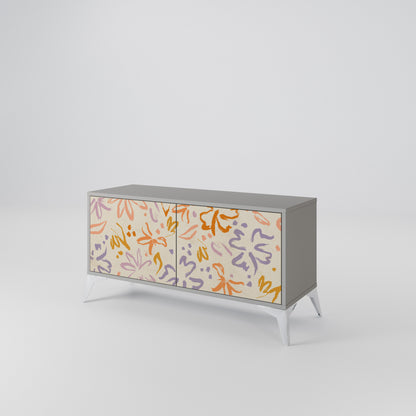 SPRING WHIMSY Kompakt TV-bänk med 2 dörrar