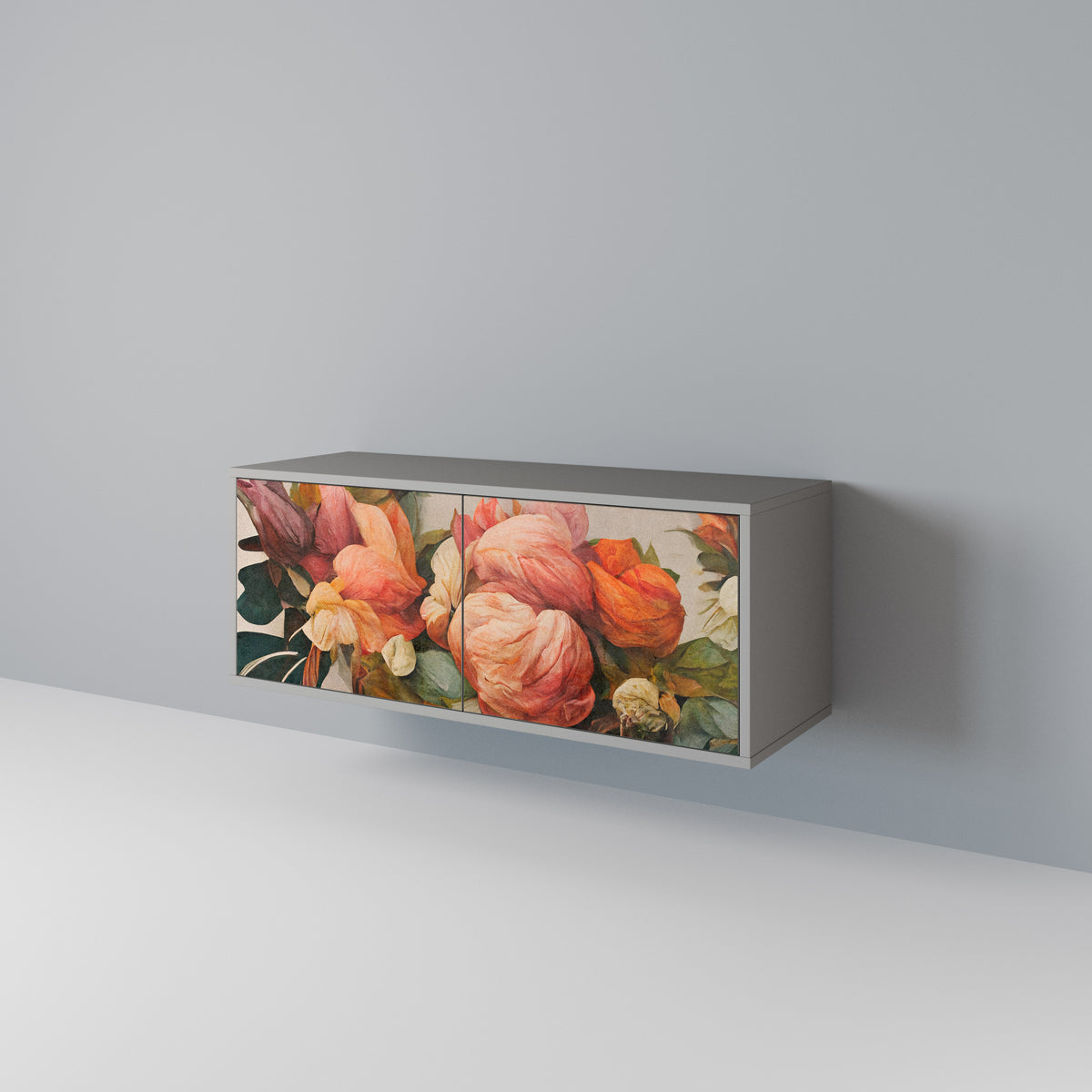 STYLISH BEAUTY Kompakt TV-bänk med 2 dörrar