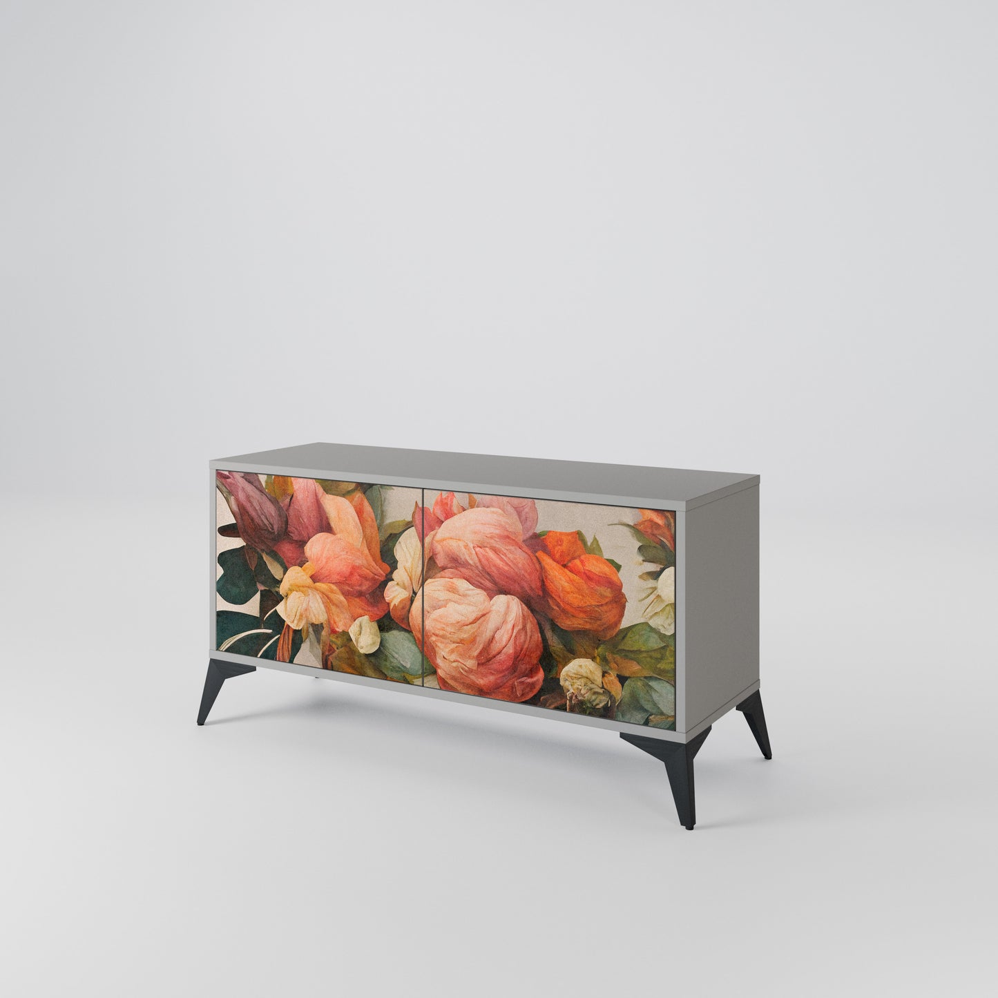 STYLISH BEAUTY Kompakt TV-bänk med 2 dörrar