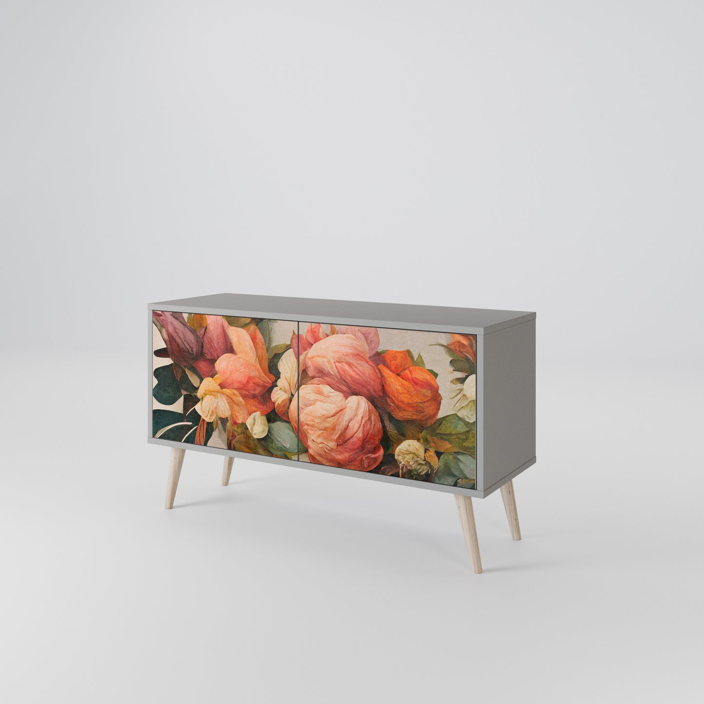 STYLISH BEAUTY Kompakt TV-bänk med 2 dörrar