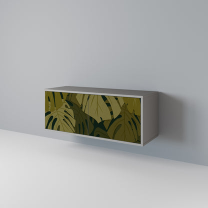 TROPICAL BEAUTY Kompakt TV-bänk med 2 dörrar