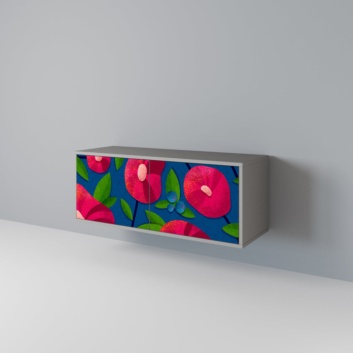 SPRING THOUGHTS Kompakt TV-bänk med 2 dörrar