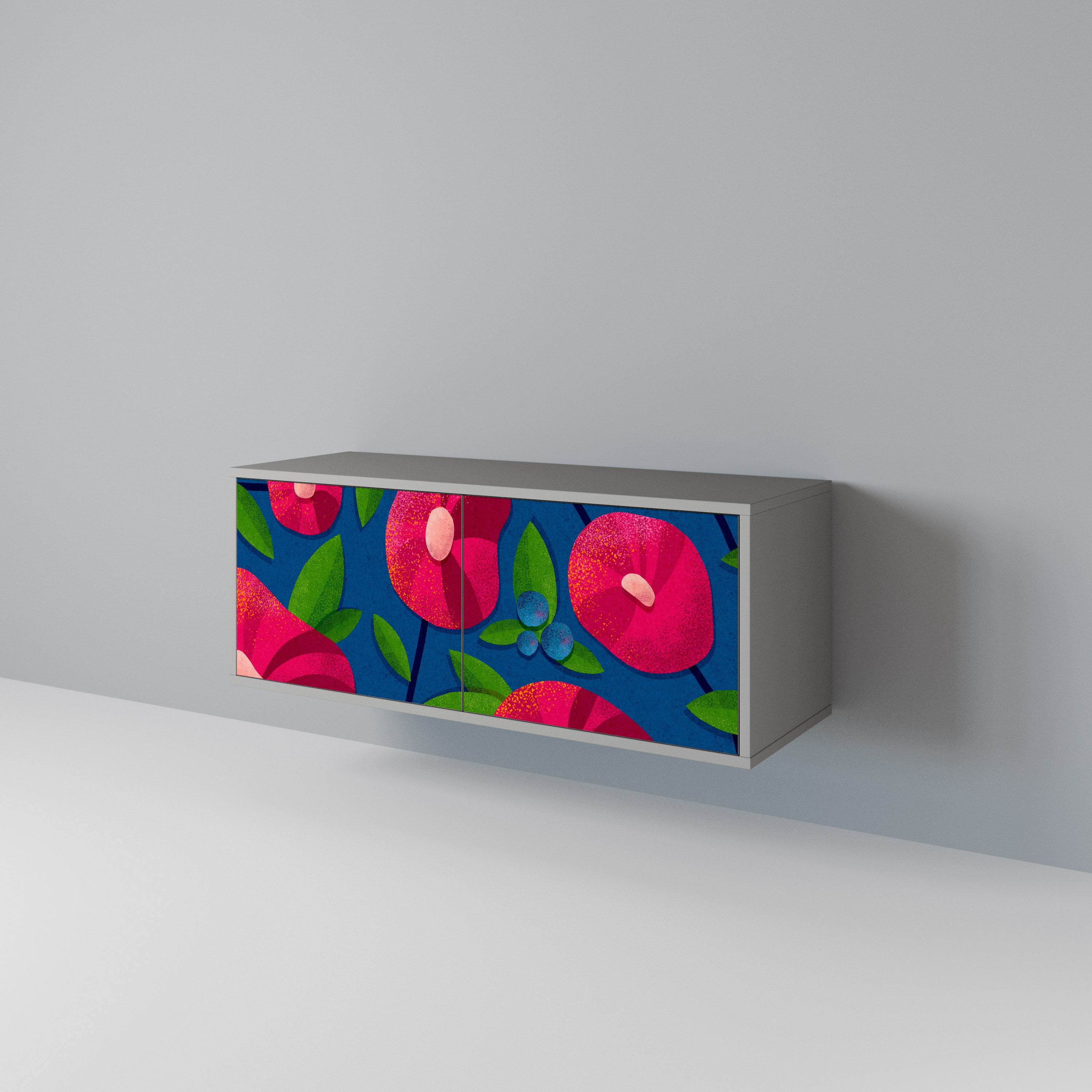 SPRING THOUGHTS Kompakt TV-bänk med 2 dörrar