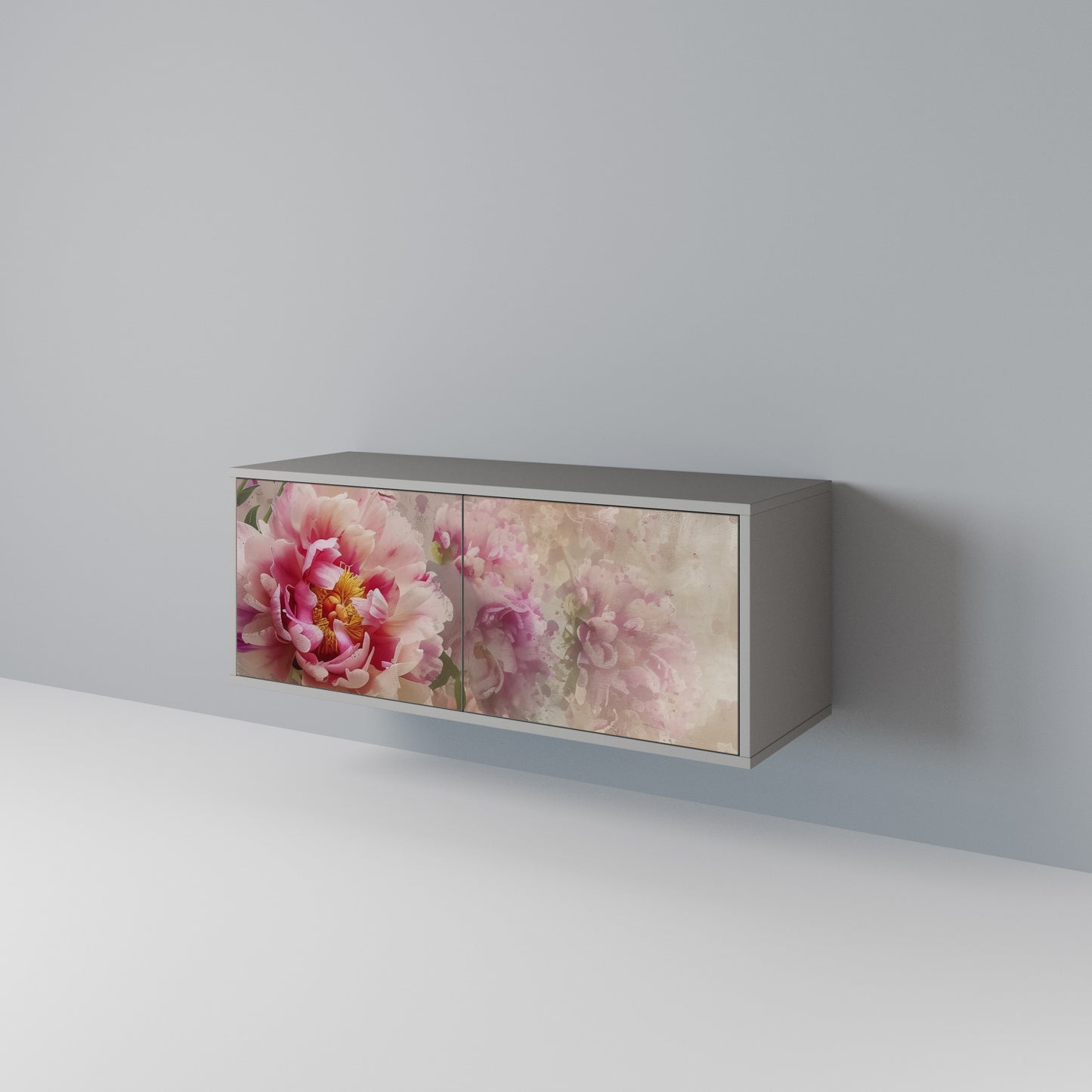PEONY WHISPER Kompakt TV-bänk med 2 dörrar