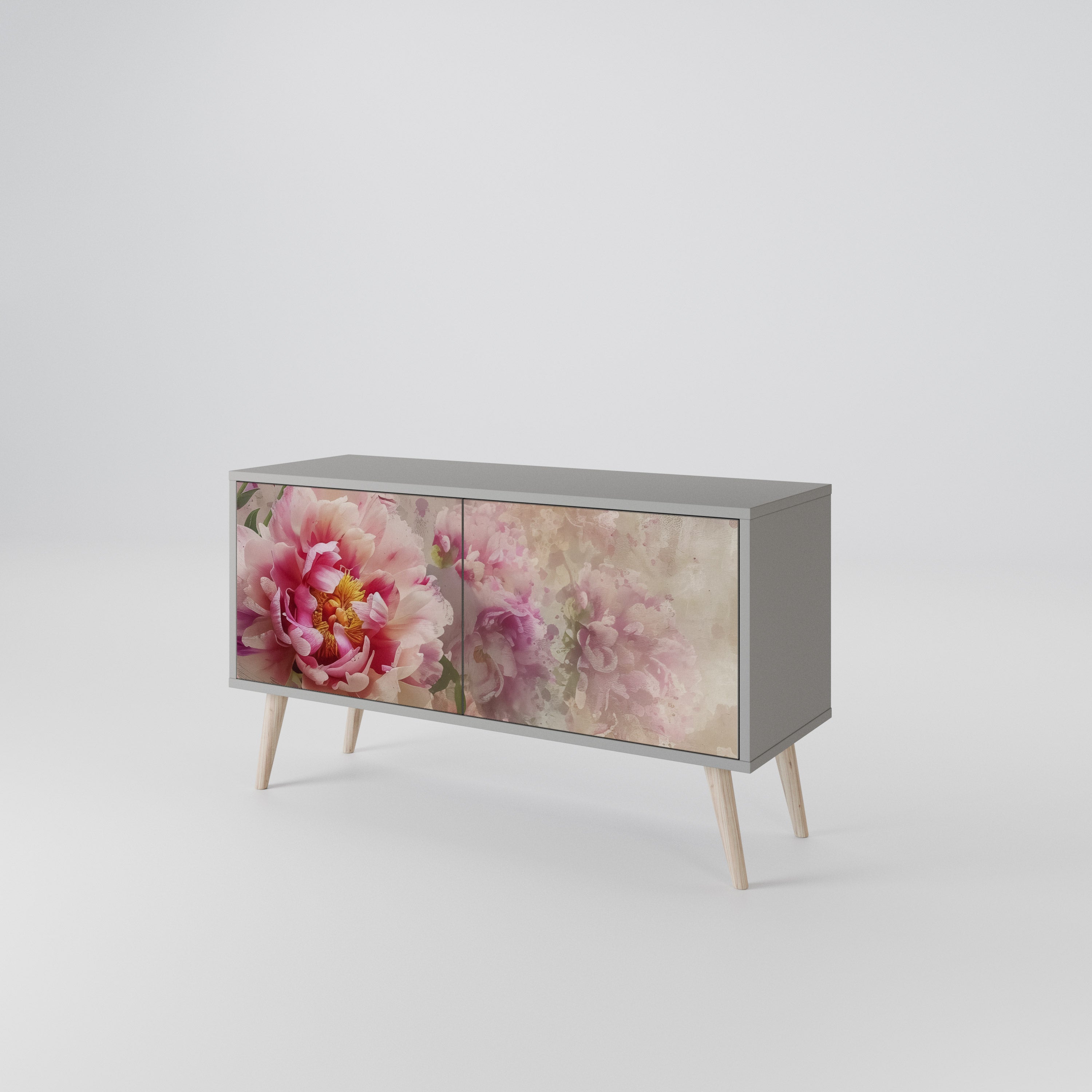 PEONY WHISPER Kompakt TV-bänk med 2 dörrar
