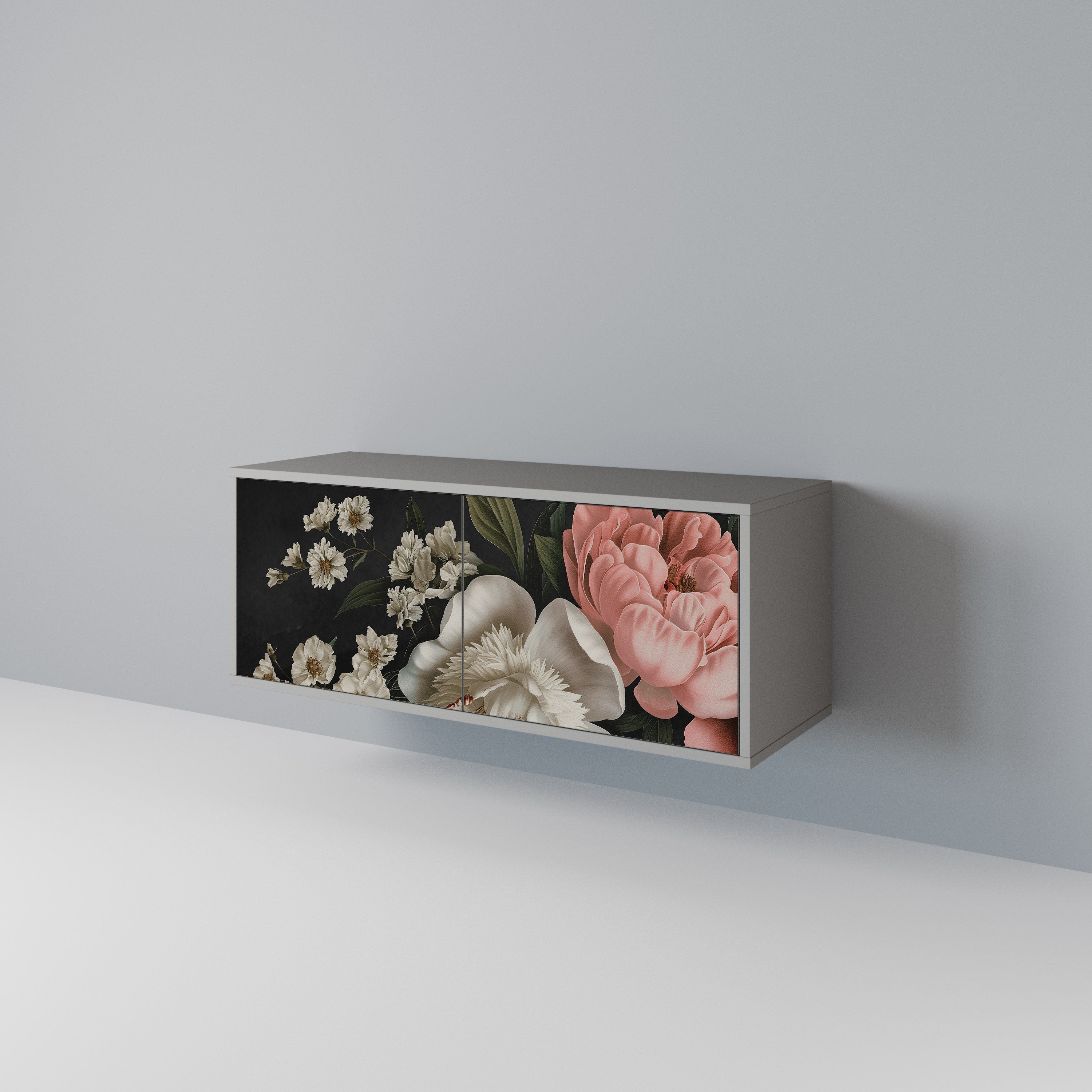 LUSH ELEGANCE Kompakt TV-bänk med 2 dörrar