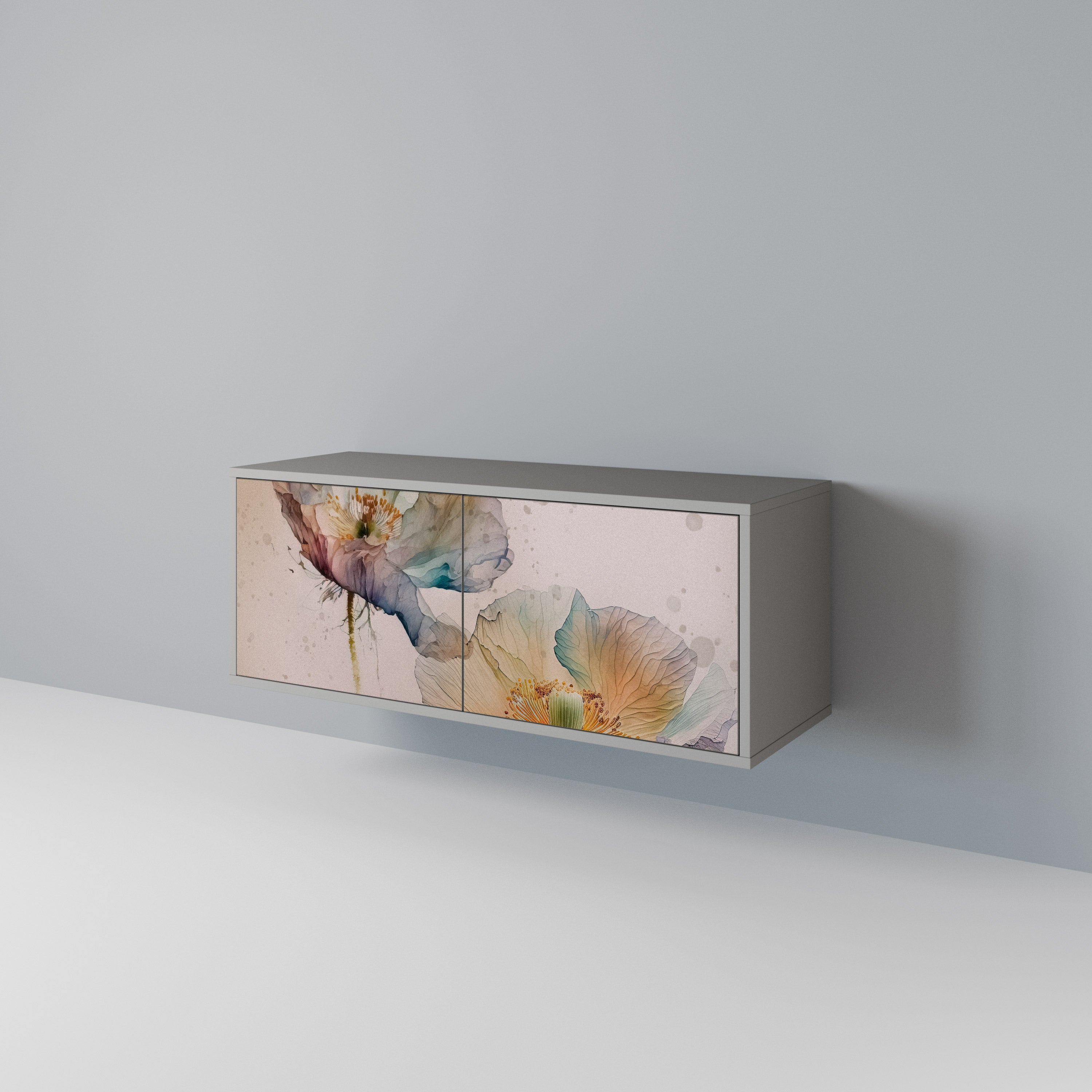 SOFTEN POPPY Kompakt TV-skåp med 2 dörrar