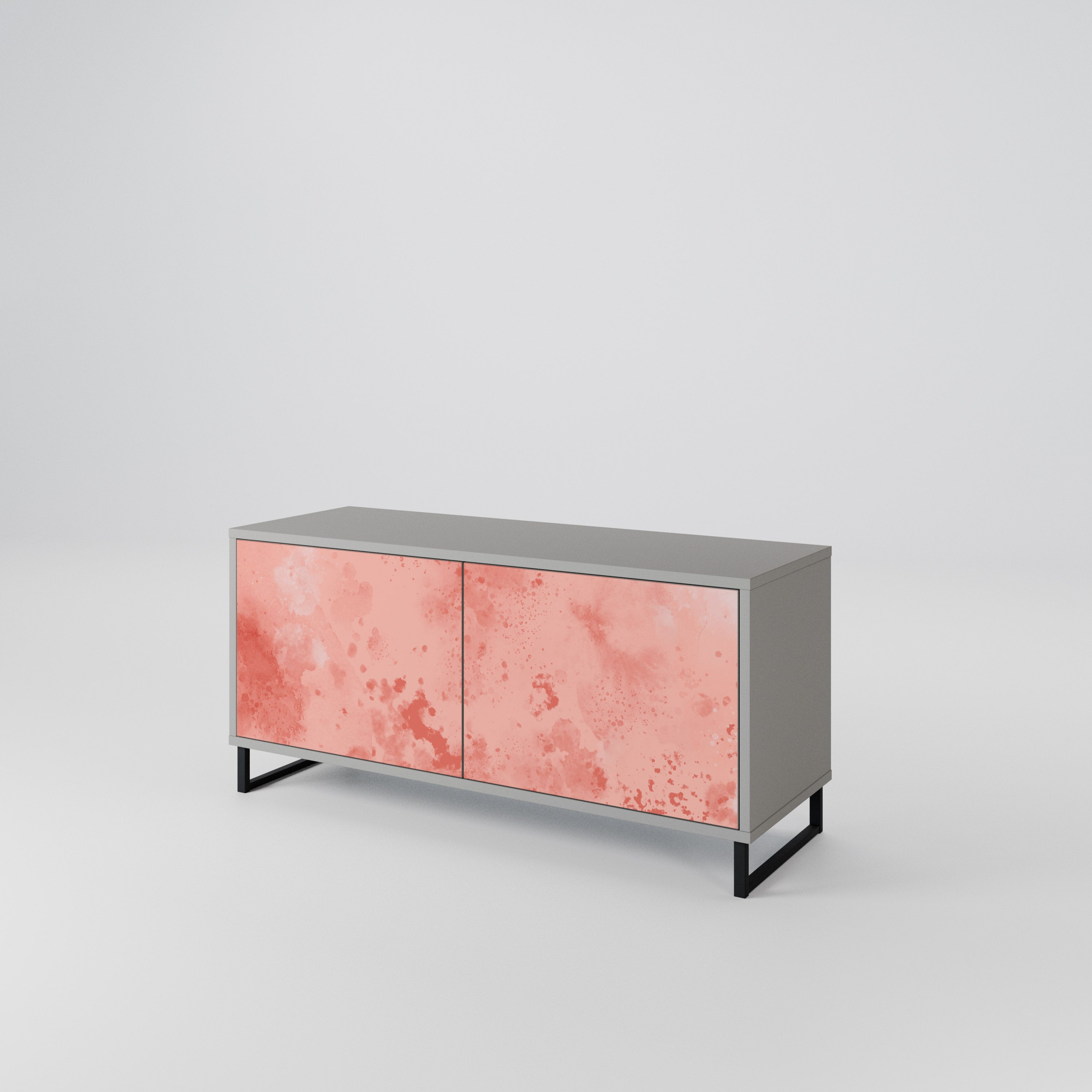 CRANE DANCE Kompakt TV-skåp med 2 dörrar