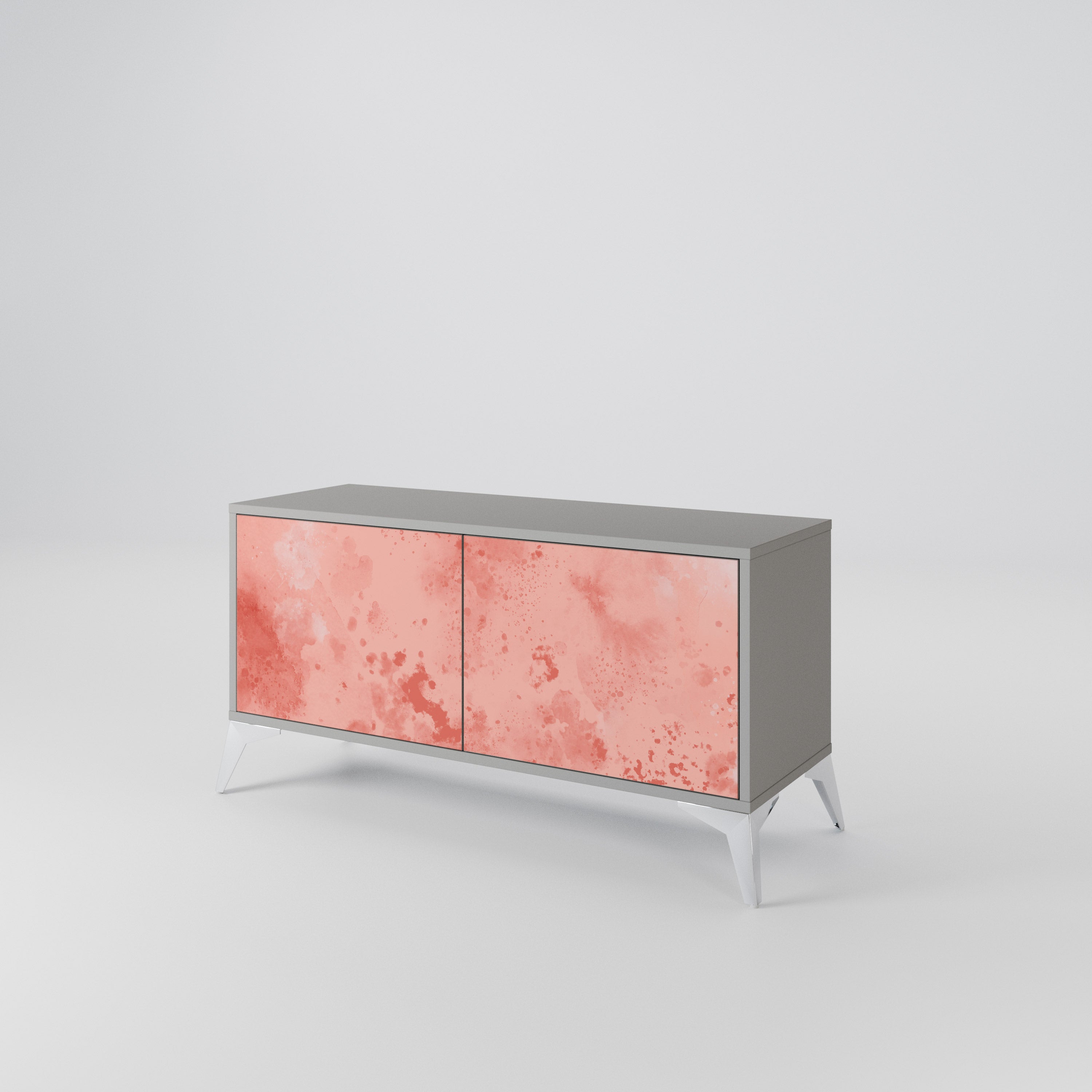 CRANE DANCE Kompakt TV-skåp med 2 dörrar