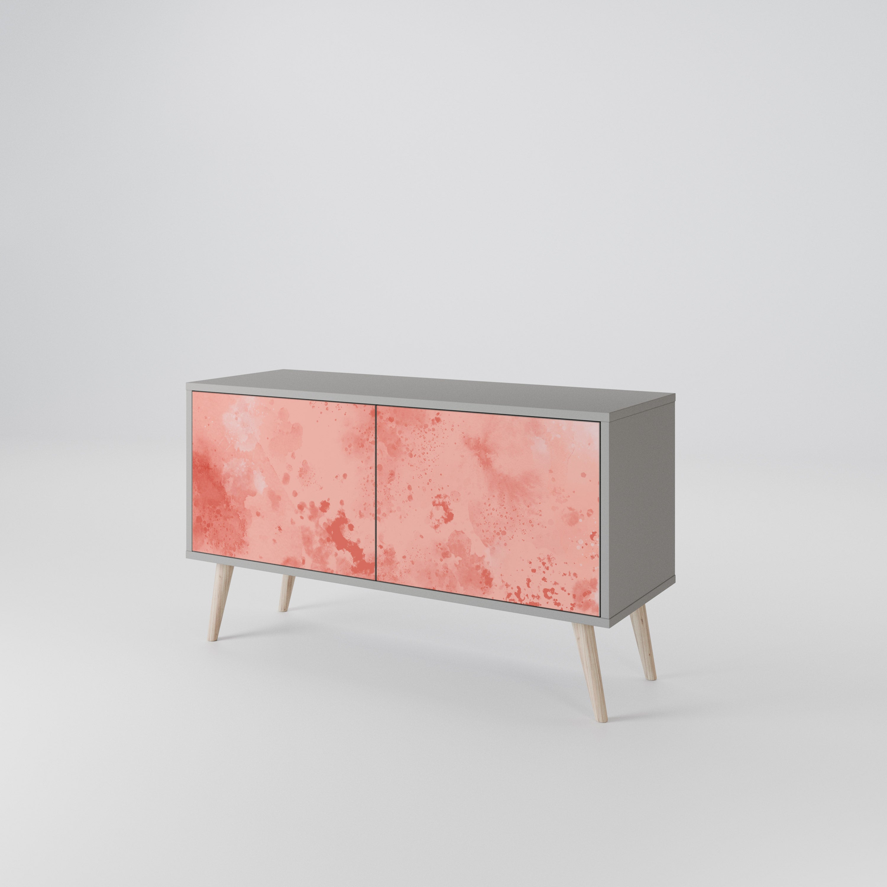 CRANE DANCE Kompakt TV-skåp med 2 dörrar