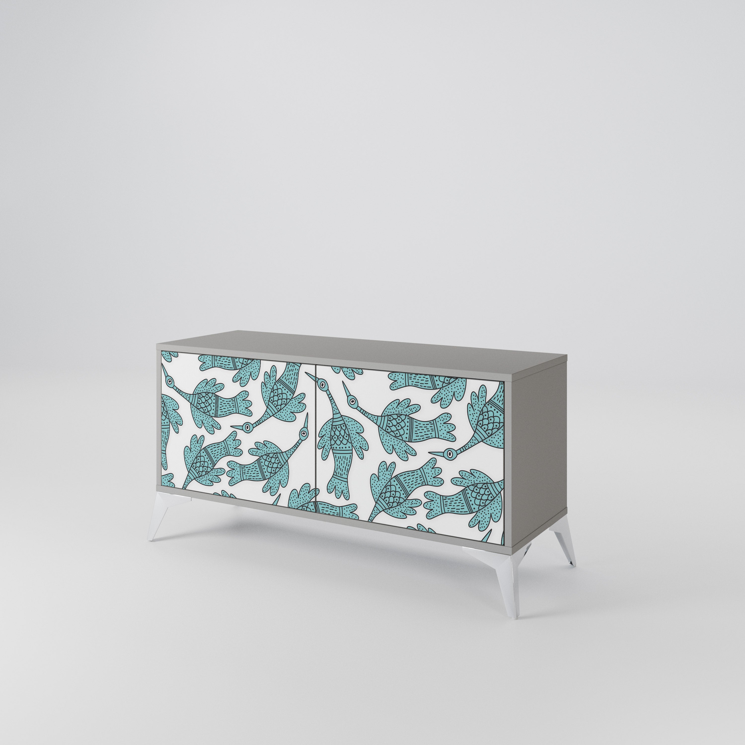 WATERSPOUT SONGIBIRD Kompakt TV-skåp med 2 dörrar