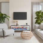 FINESSE MASH-UP 3-dörrars TV-bänk i svart finish