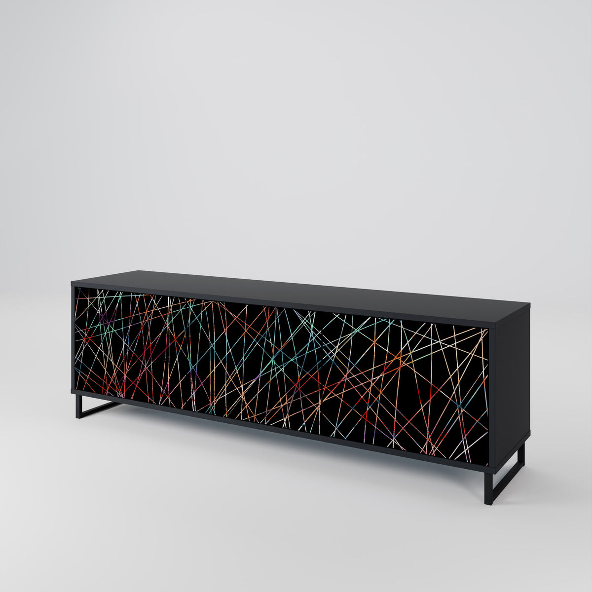 LUMINOUS SNARE TV-bänk med 3 dörrar