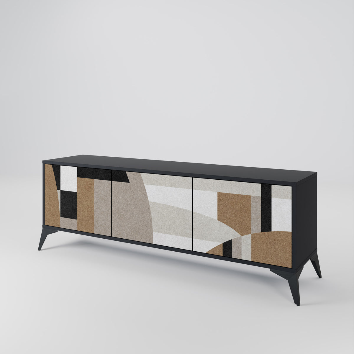 DELICATE MEMENTO TV-bänk med 3 dörrar