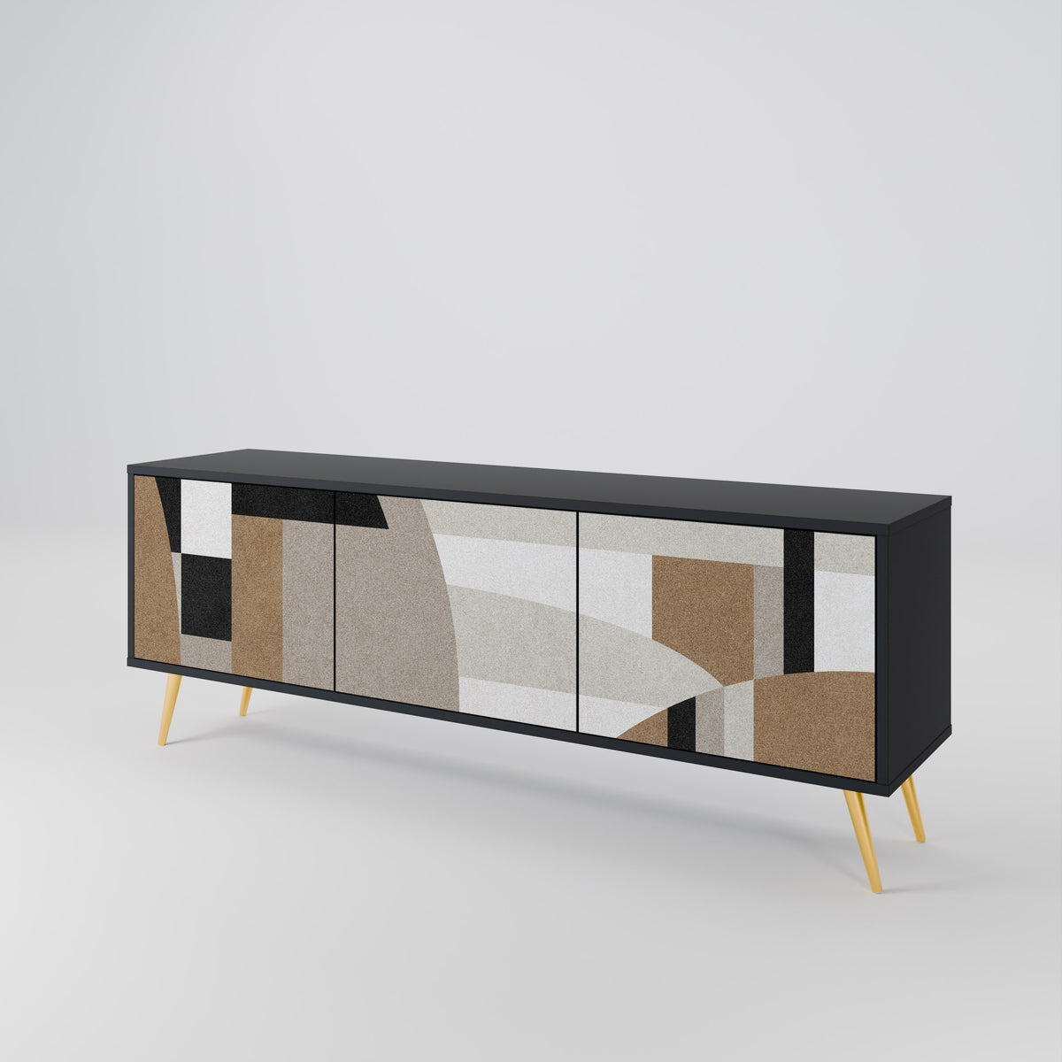DELICATE MEMENTO TV-bänk med 3 dörrar