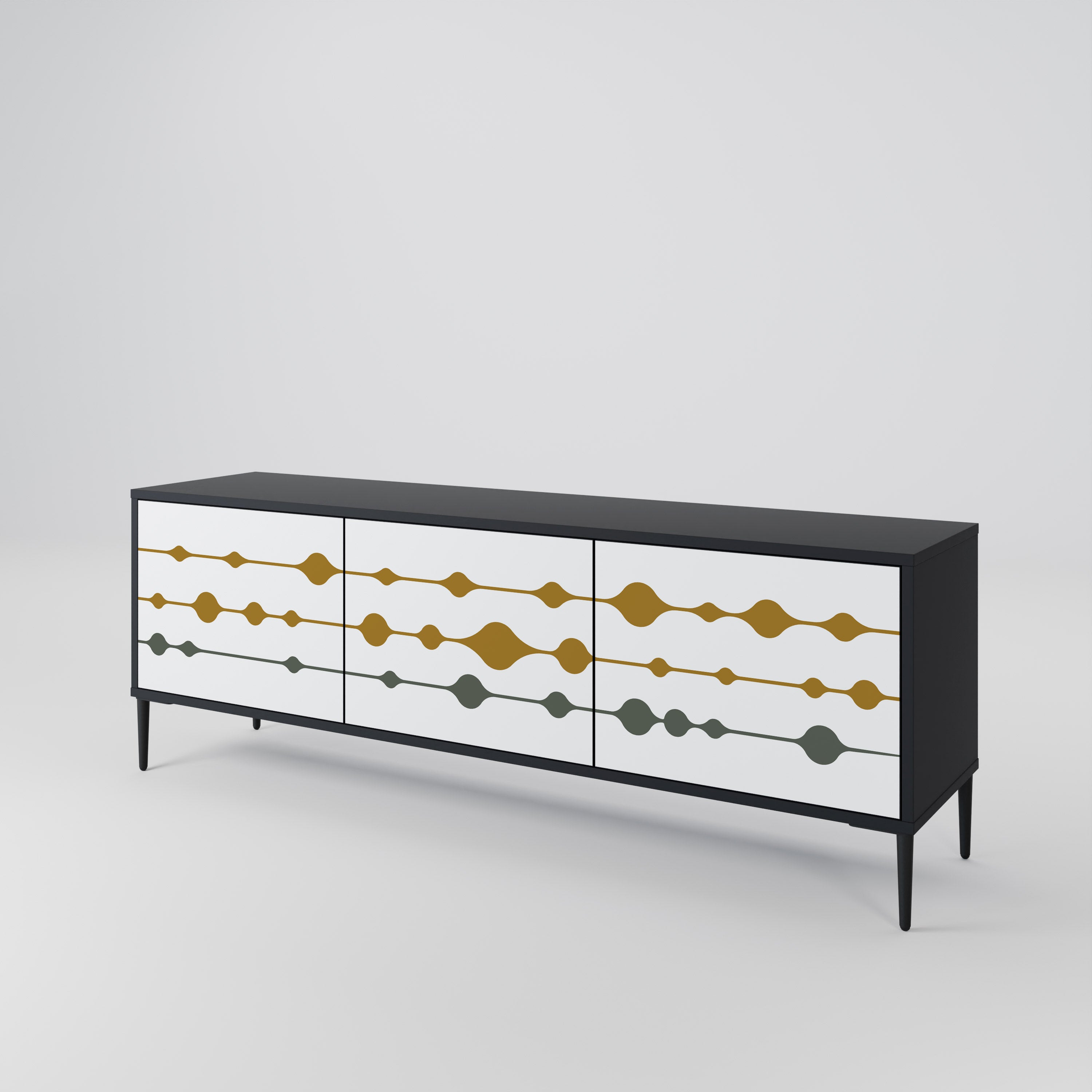 VIVID TONE 3-Door TV Cabinet