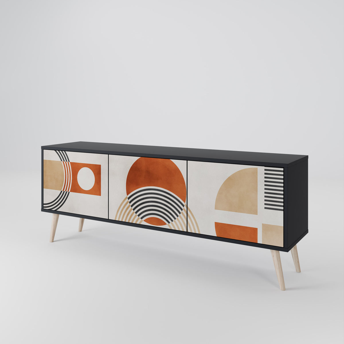 SPACE AROUND TV-bänk med 3 dörrar