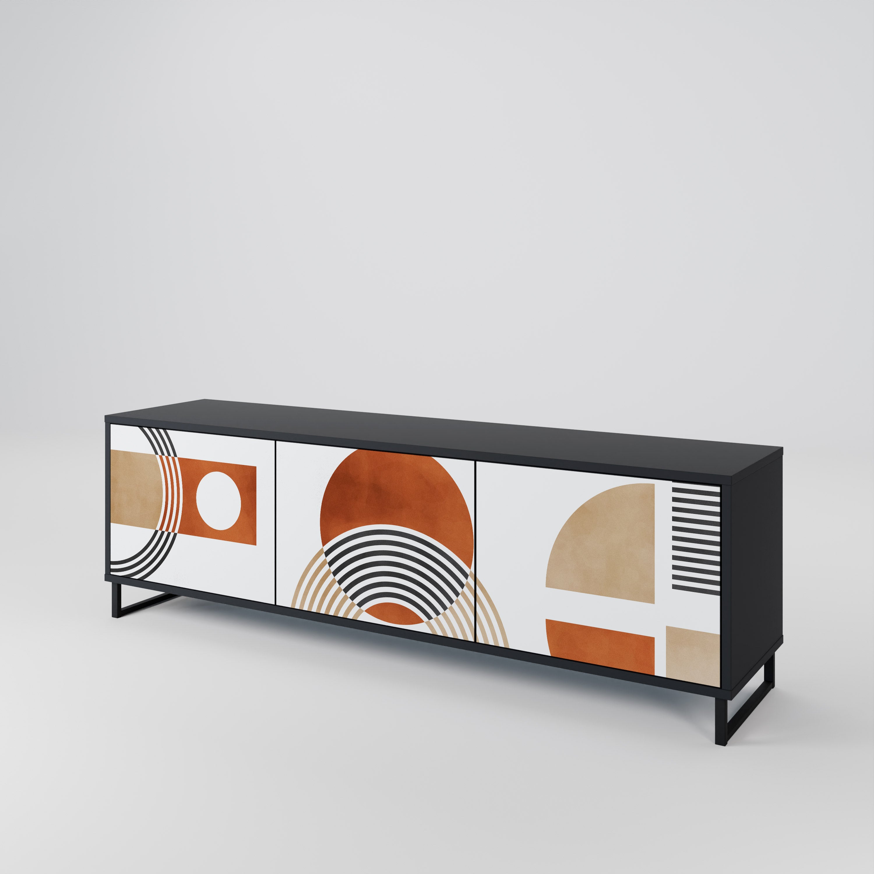 CIRCLE RHYTM 3-Door TV Cabinet