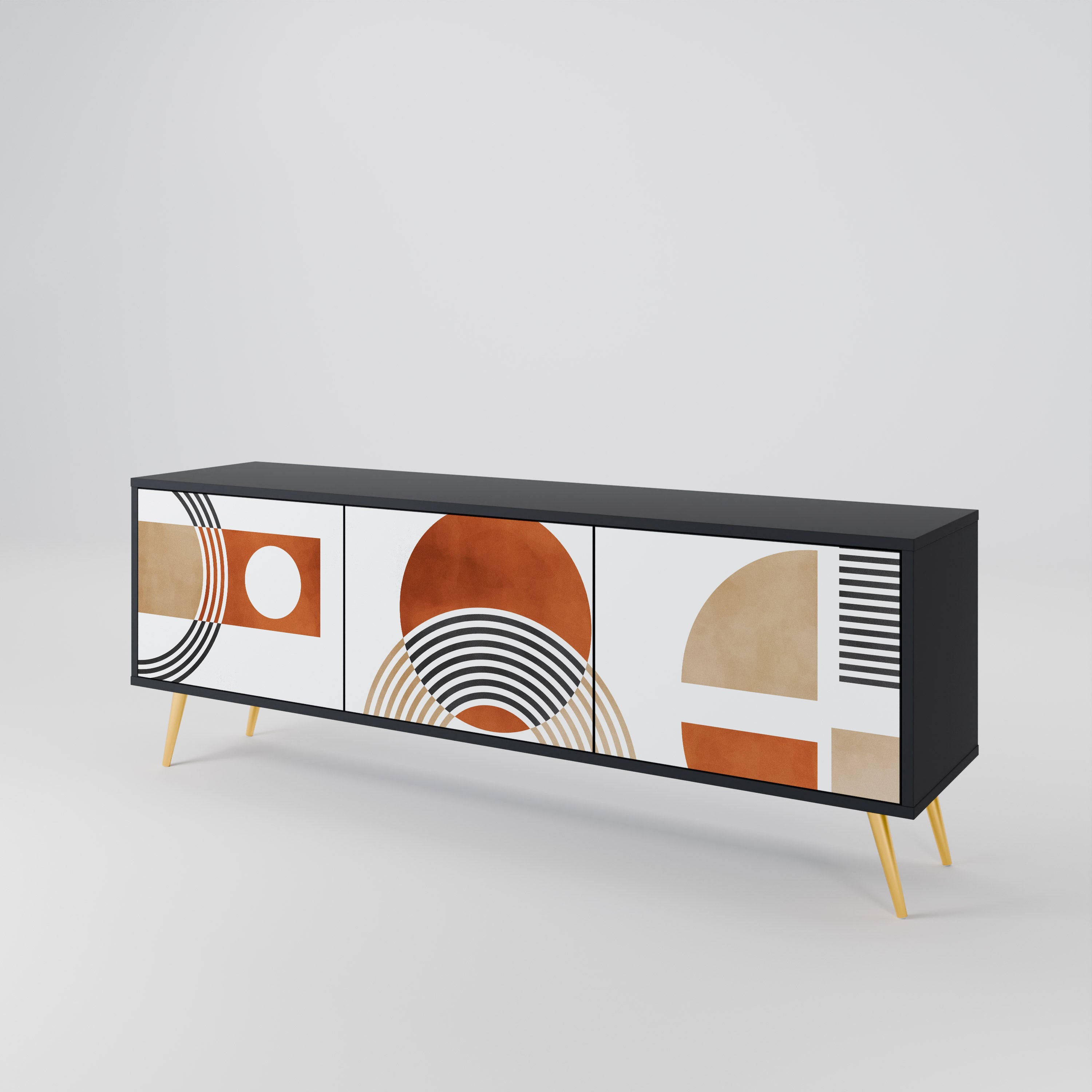 CIRCLE RHYTM 3-Door TV Cabinet
