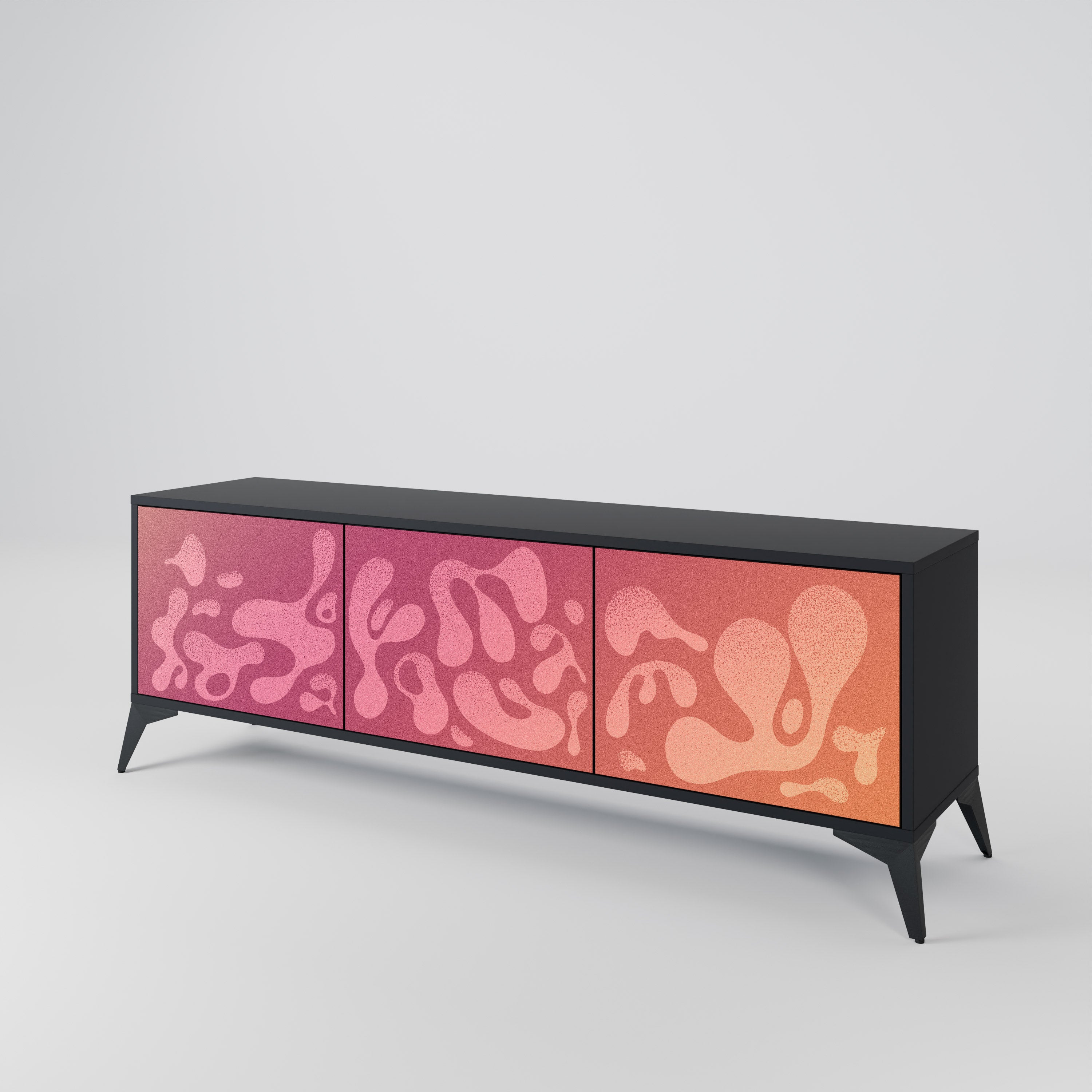IRREGULAR PINK 3-Door TV Cabinet