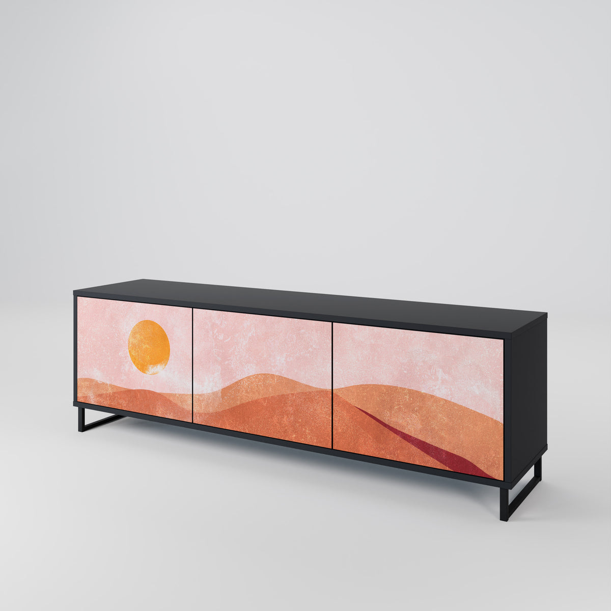 LUMINOUS SUNLIGHT TV-bänk med 3 dörrar