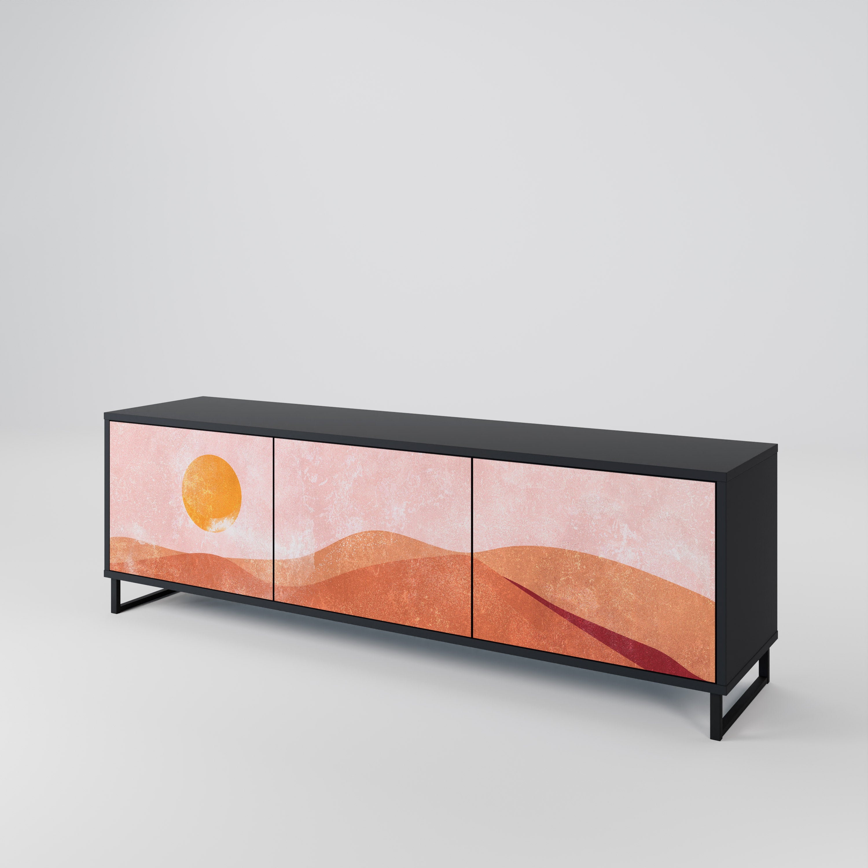 LUMINOUS SUNLIGHT TV-bänk med 3 dörrar