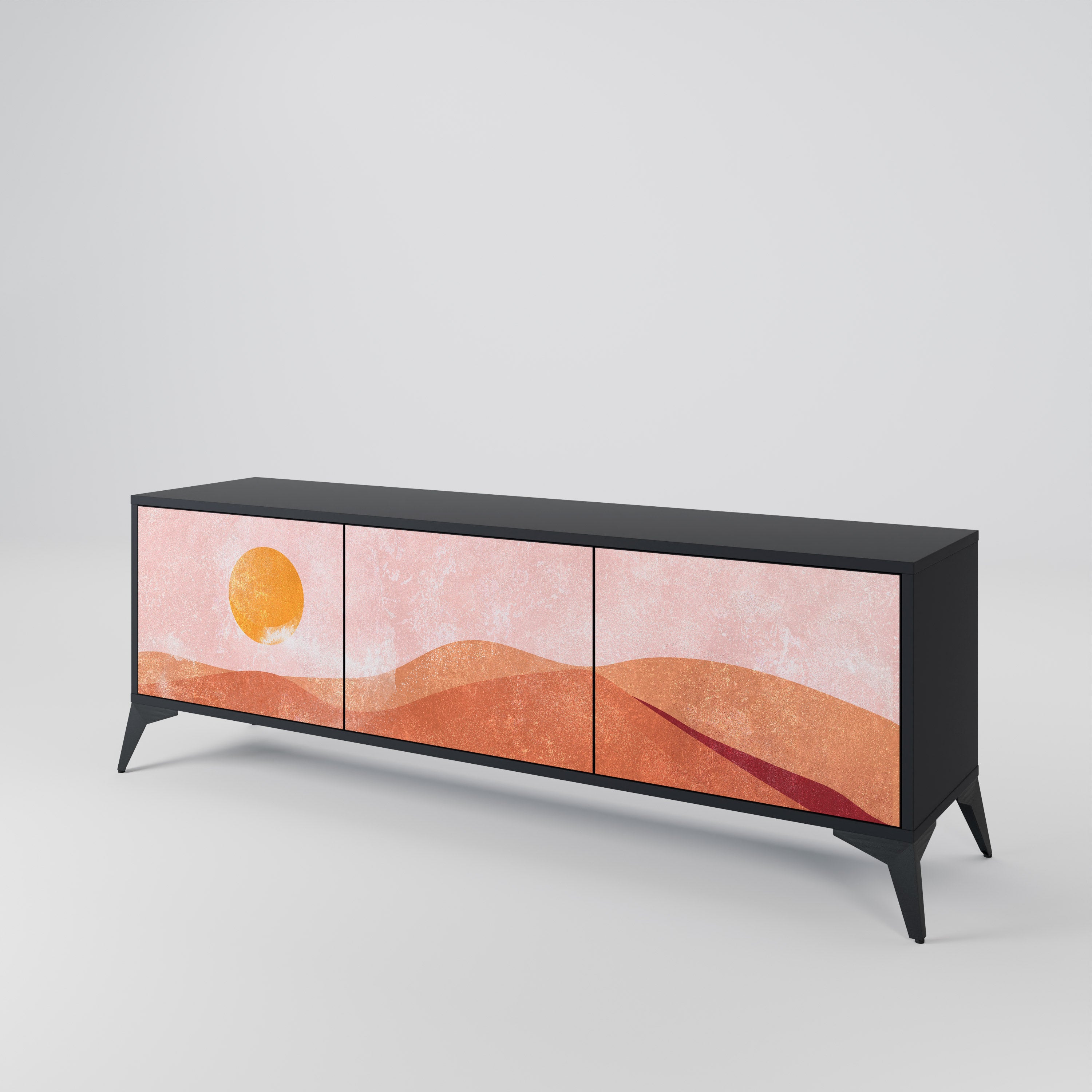 LUMINOUS SUNLIGHT TV-bänk med 3 dörrar