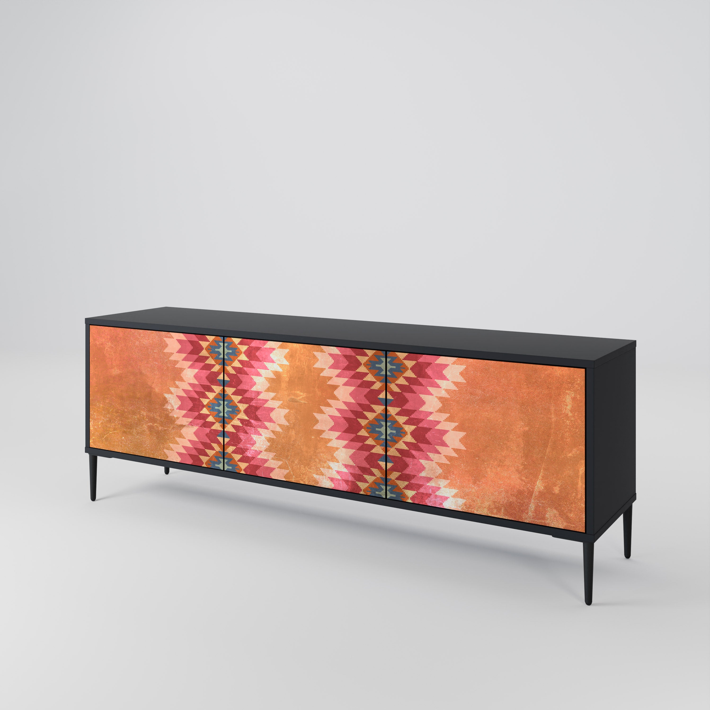 INDIAN FOLK 3-Door TV Cabinet