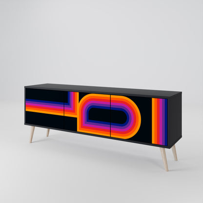 BLINDED BY THE LIGHTS TV-bänk med 3 dörrar